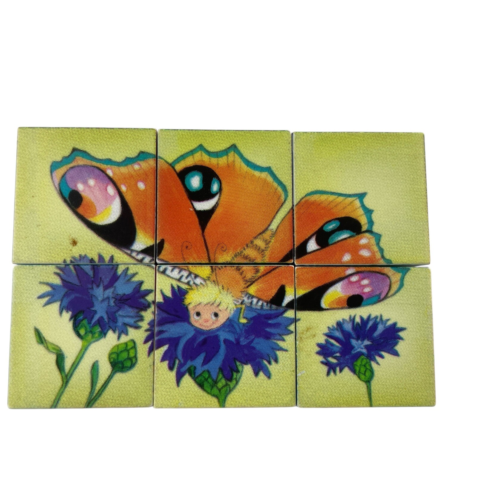 Ravensburger Block Puzzle Animals 6 Sided Childrens Duck Frog Fish Butterfly