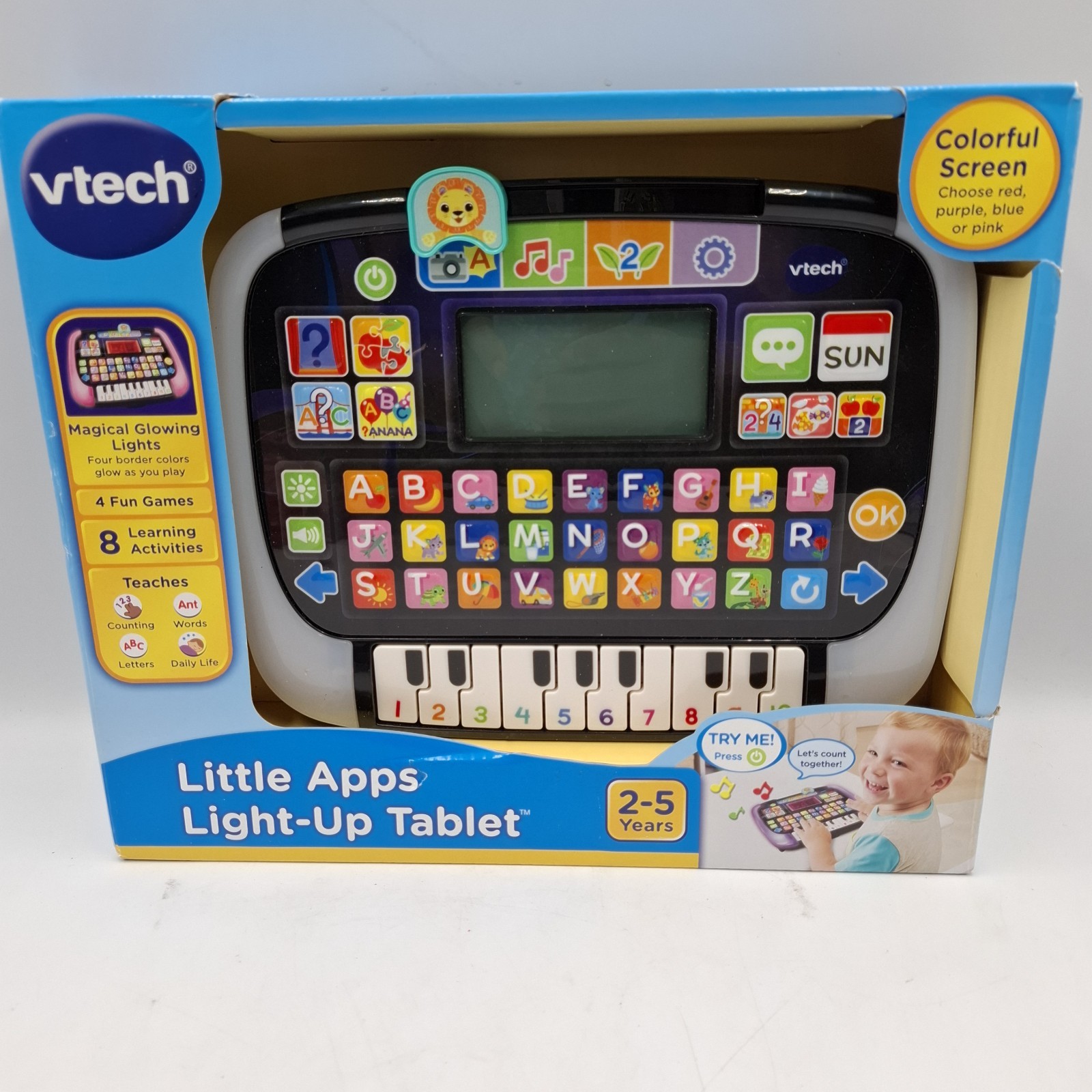 VTech Little Apps Light-Up Tablet Kids Learning Toy Ages 2-5 New