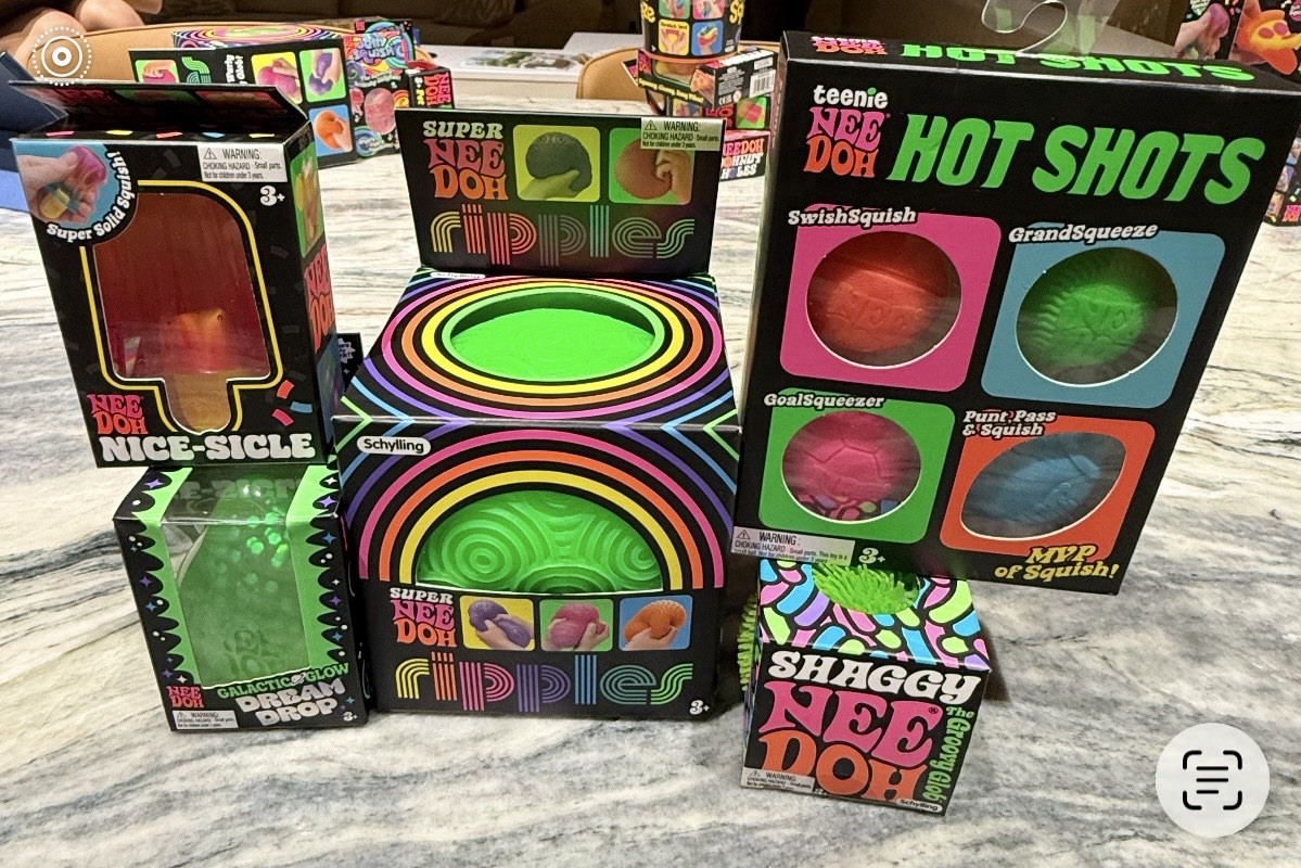 Schylling NeeDoh Lot of 5 Ripples Nice-Sicle Galactic Glow Dream Drop Shaggy