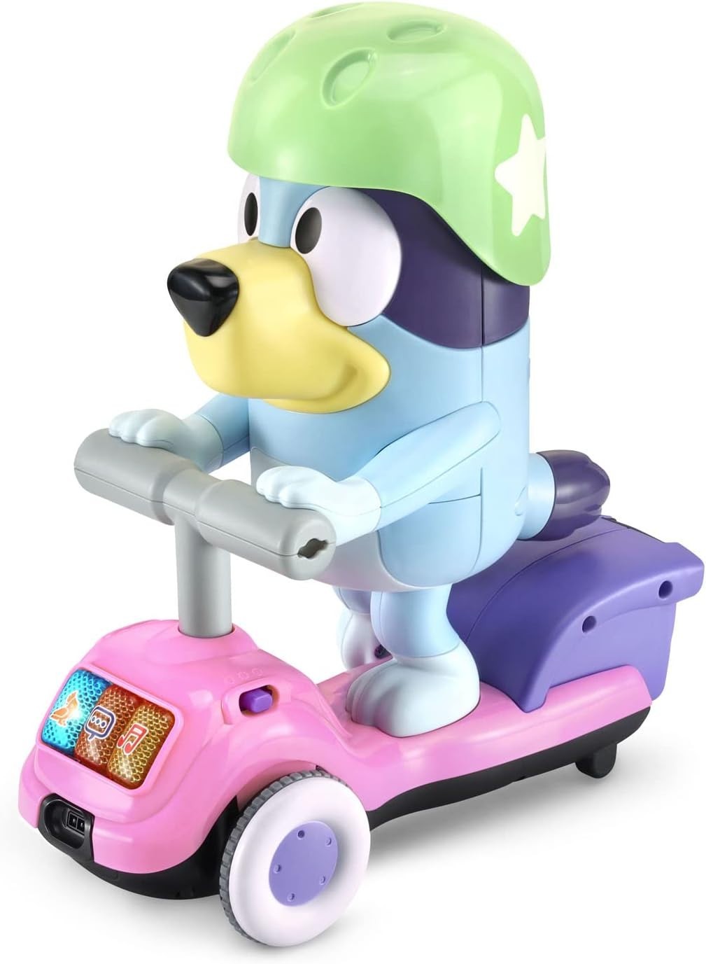 VTech Bluey Scooter Time Interactive Toy Lights Sounds Songs Games New Sealed