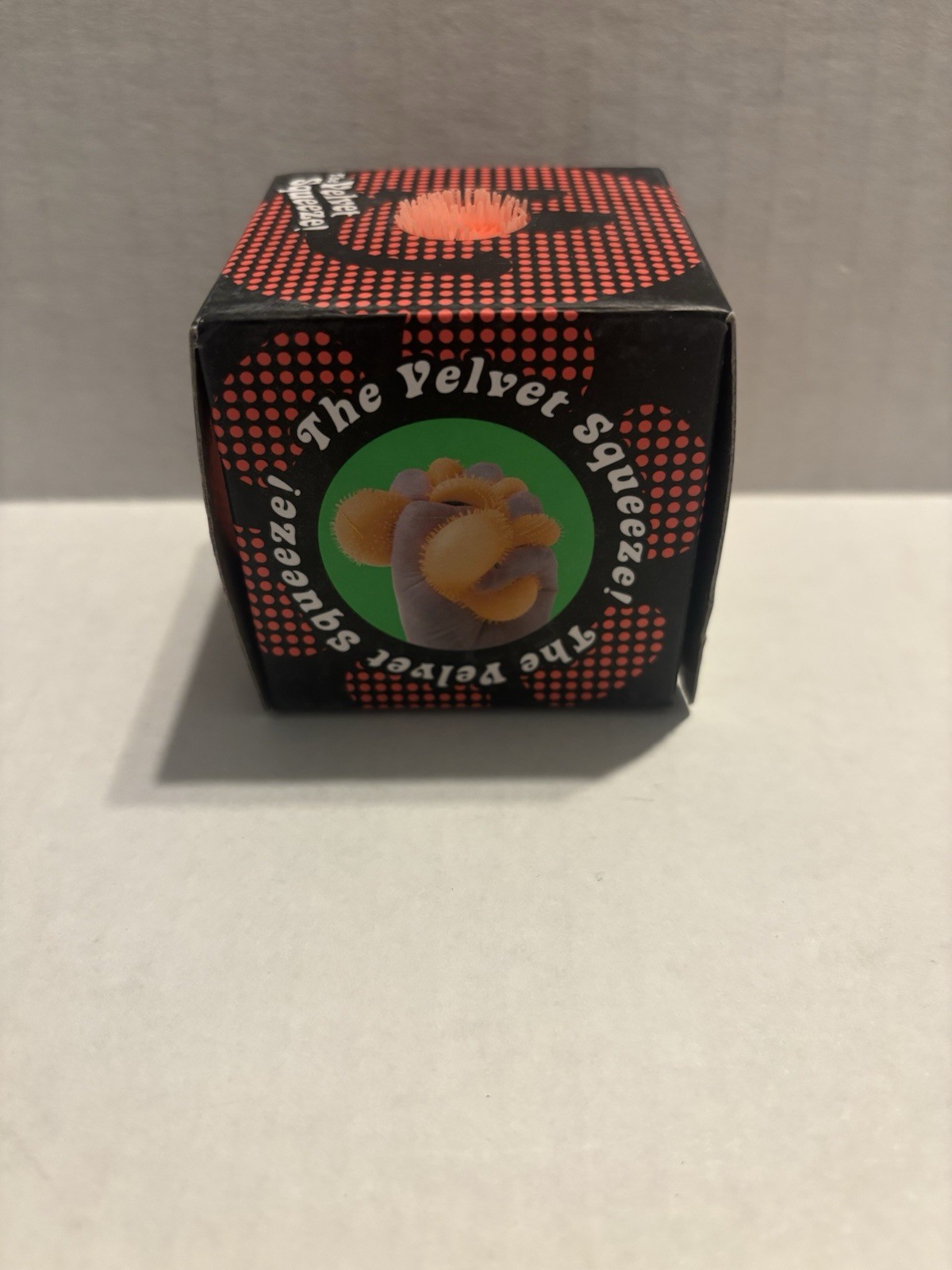 ORANGE Needoh FUZZ BALL Flower Power Nee Doh Squish Stress Ball NEE-DOH Fuzzball