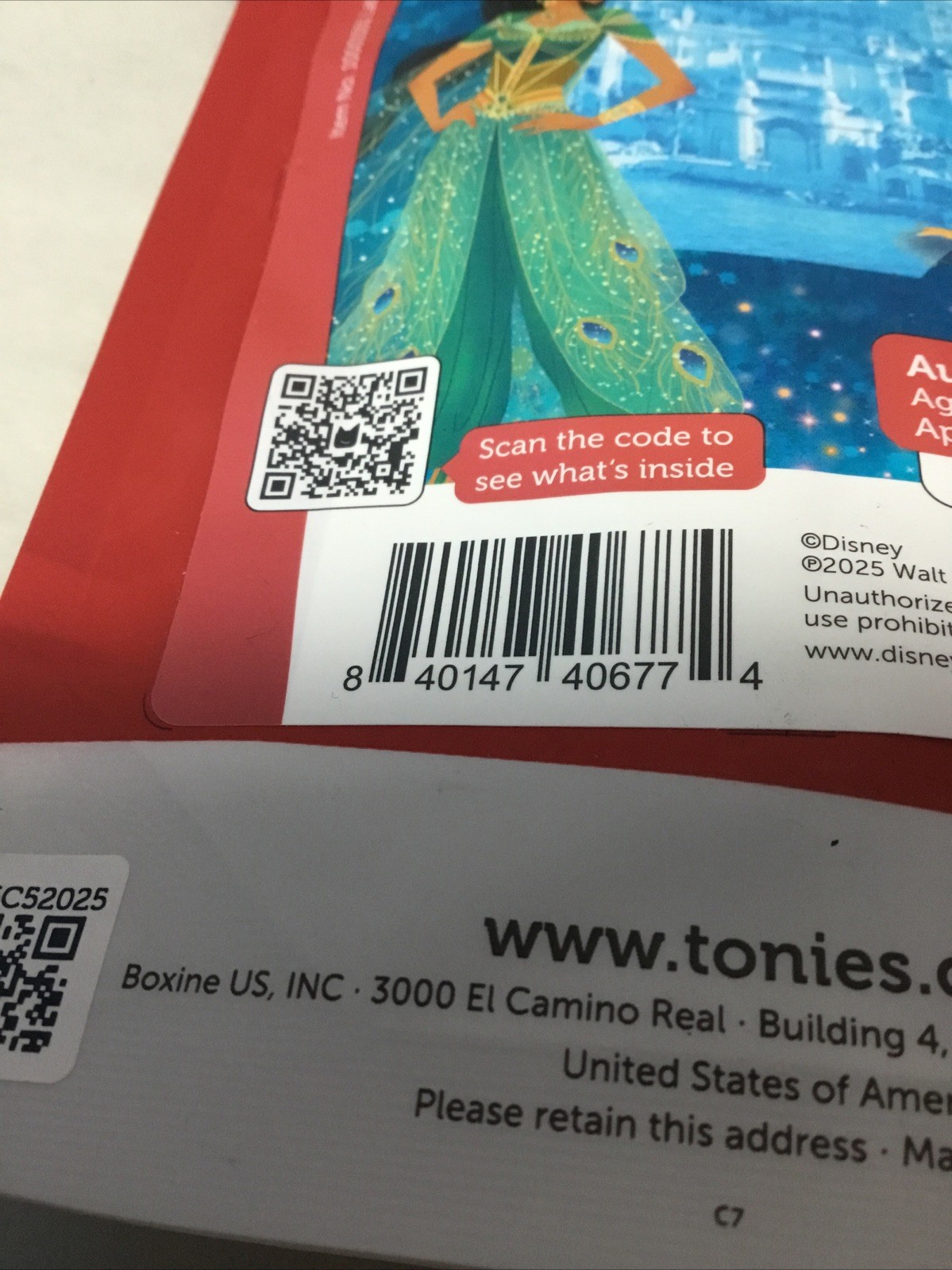 Tonies Disney Jasmine Aladdin Audio Character For The Toniebox