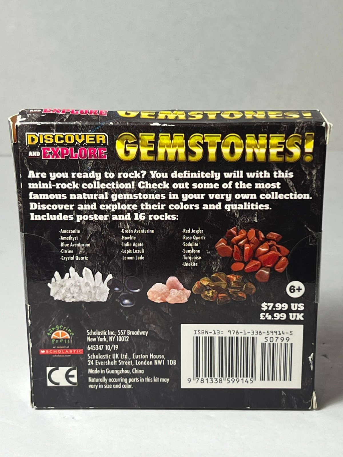 Science Gifts for Kids Boys Girls Geology Kit Gift Gemstone Collection Box