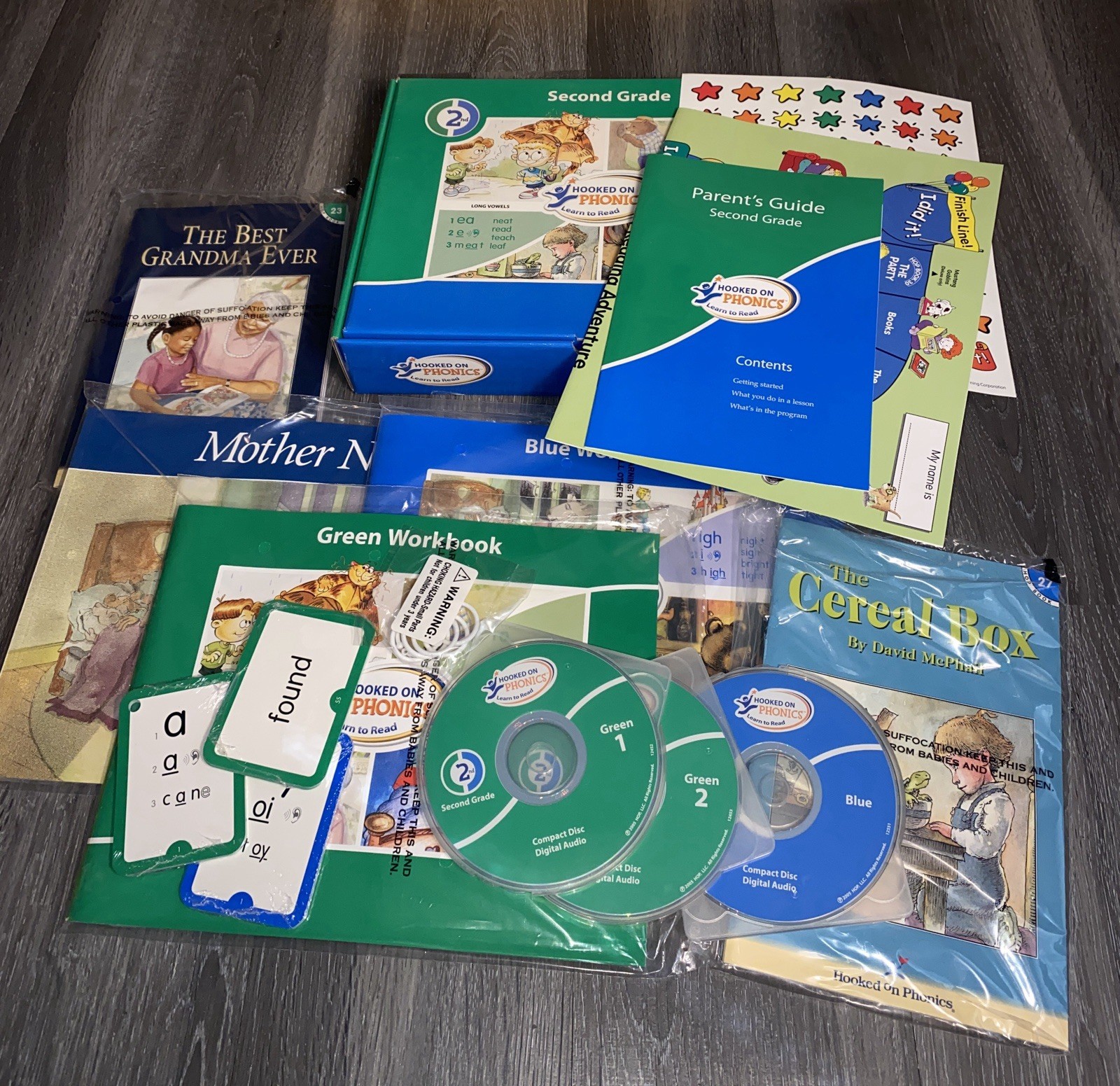Hooked On Phonics Learn To Read Ages 4-8 K-2nd Grade Reading Program Set