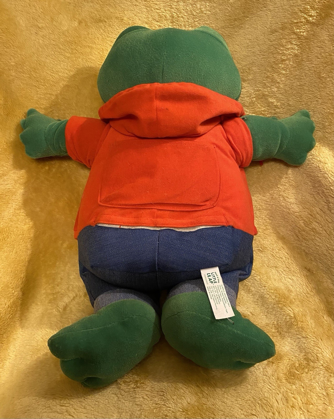 18” LeapFrog Read & Sing LITTLE LEAP Interactive Educational Plush Toy 2001-2003
