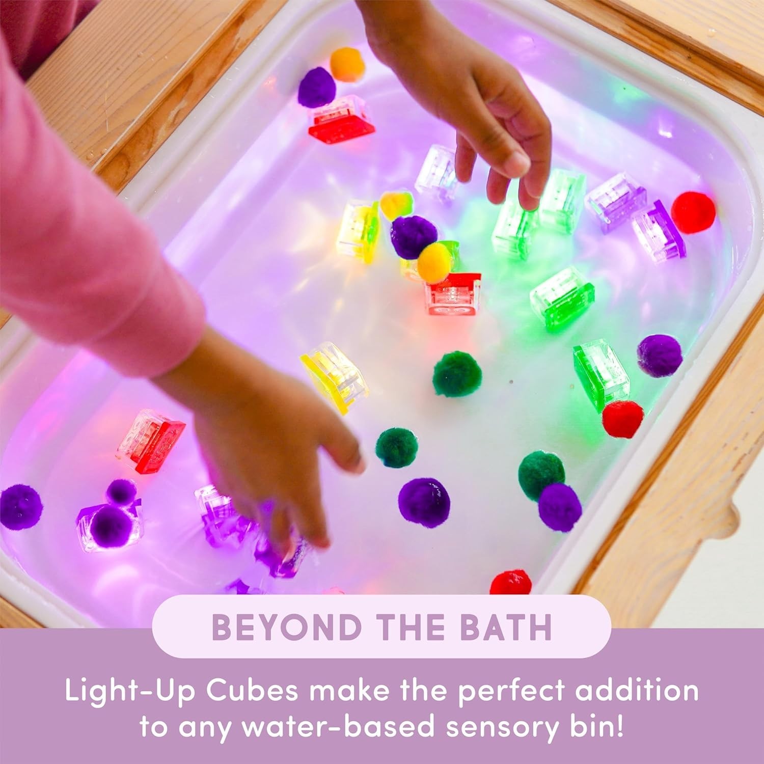 12-Pack Water-Activated Light-Up Cubes – Supports Fine Motor Skills & Learning