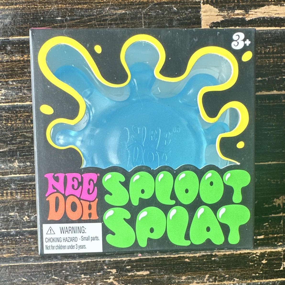 Schylling Nee Doh Sploot Splat Tactile Squeeze Toy Blue Ages 3 and Up 3-11 Years