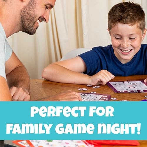 Family Bingo – Educational Bingo Game for Kids Ages 3–6+ | Four Games in One: