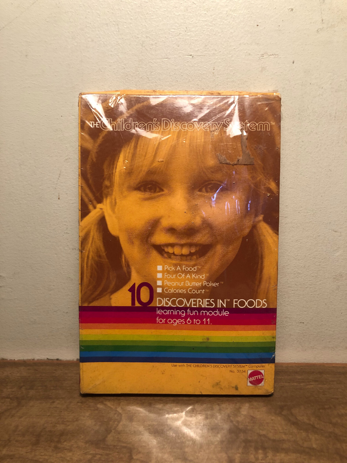 Children’s Discovery System Computer Mattel 1981 ‘Discoveries in Foods’ – New