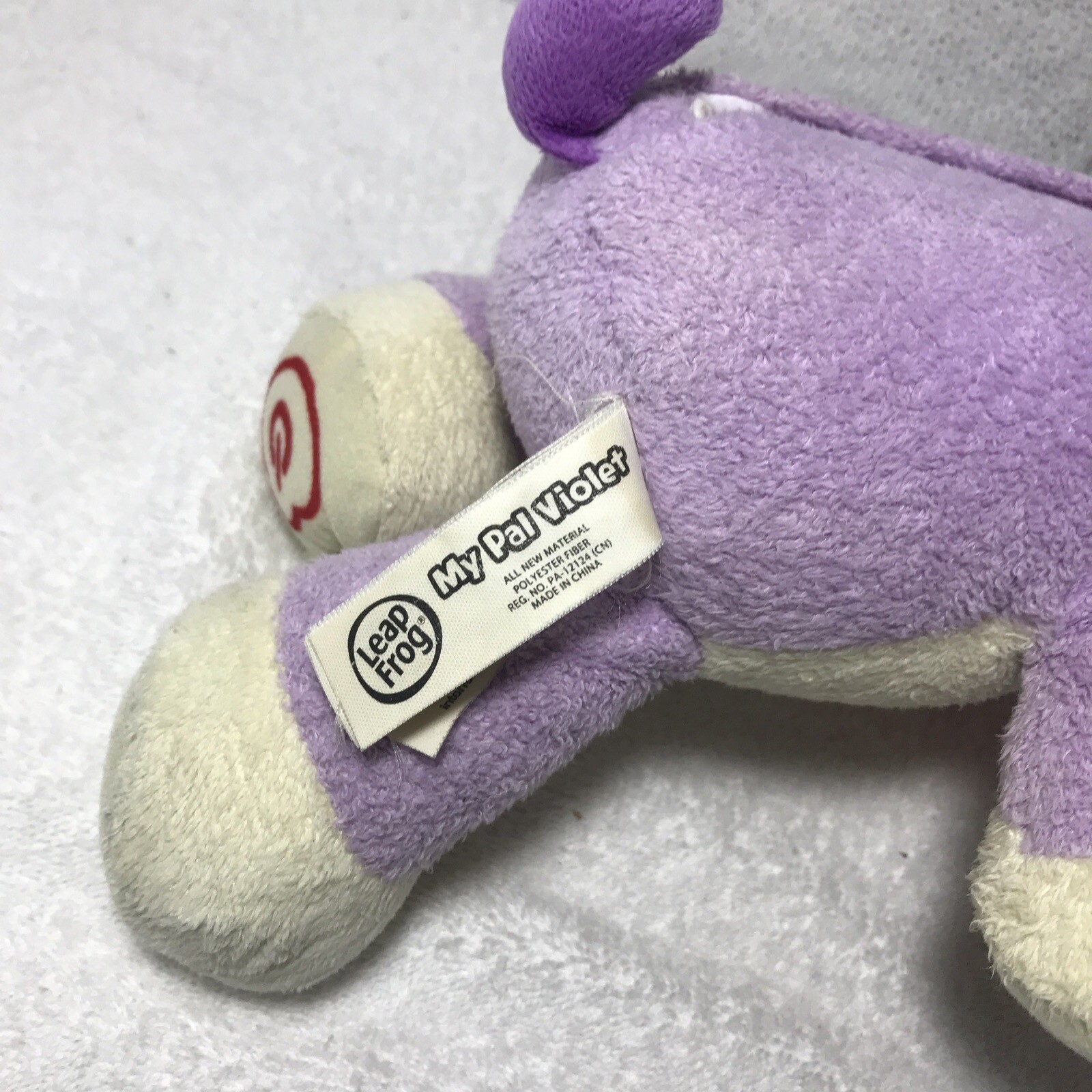 LeapFrog My Pal Violet Purple Plush Dog Talks Music Learning Interactive Toy Fun