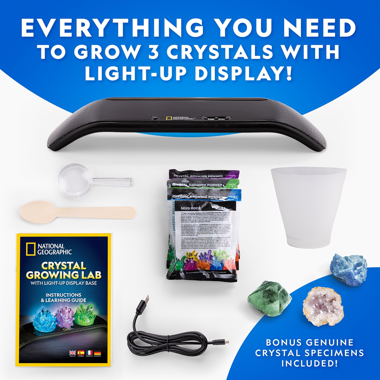 Blue Marble National Geographic Geology Bundle Including Rock Collection For