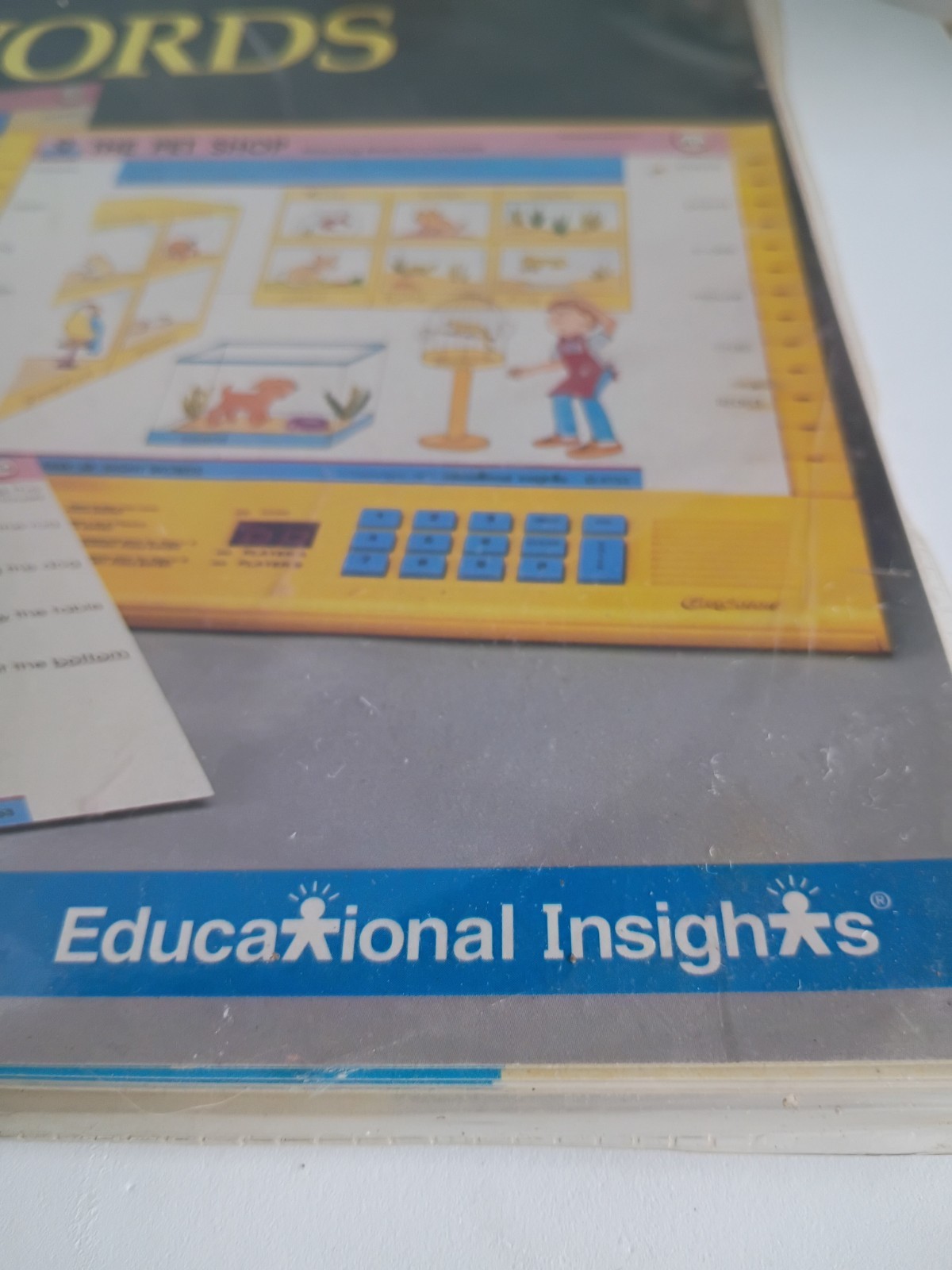 Vintage 1991 Geo Safari Electronic Learning Game- Sight Words Ages 4-7