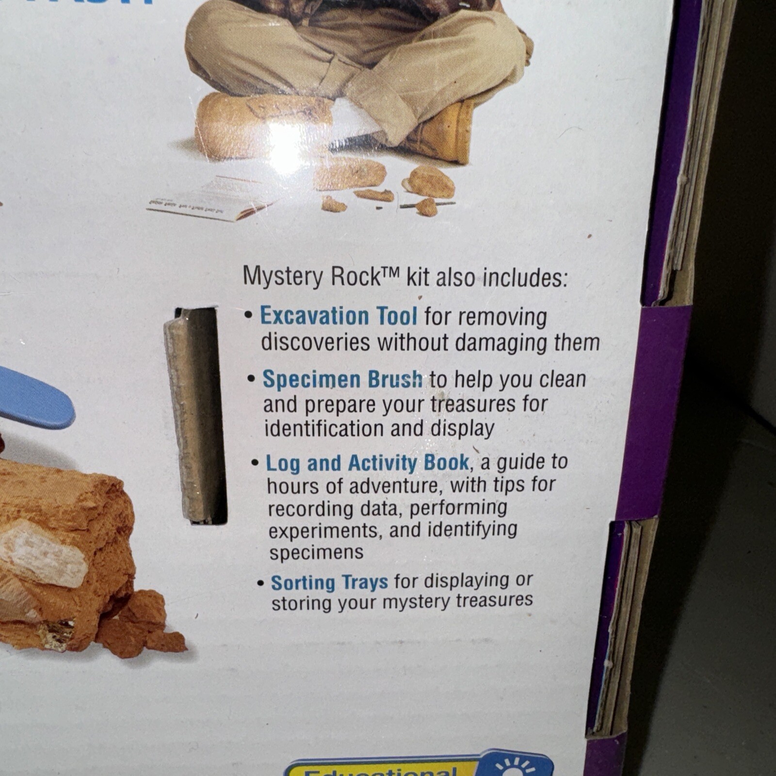 New In Box GEOSAFARI Proepector’s Mystery Rock Excavate 10 Real Specimens Age 7+