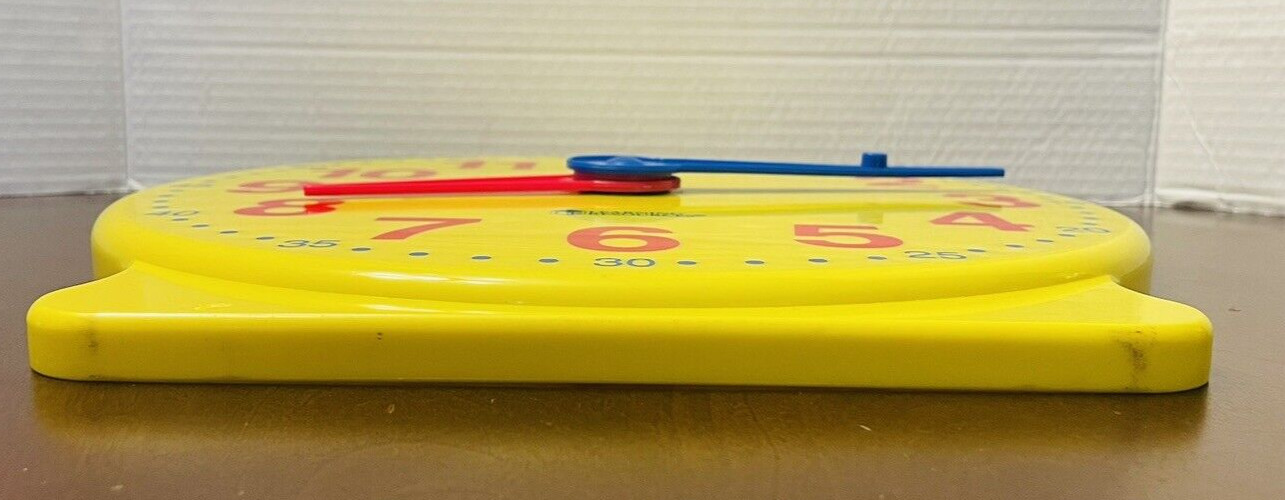 Learning Resources Big Time Learning Clock HomeSchool LER 2094 Demonstration