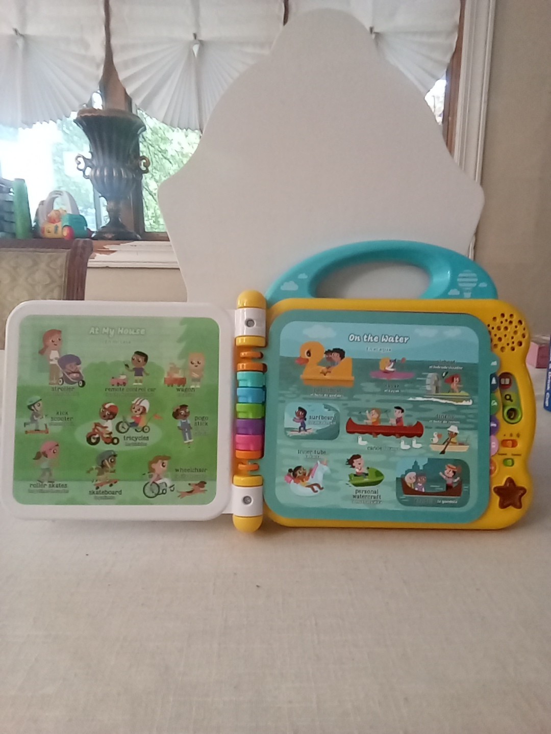 Leapfrog 100 Things That Go Learning Educational Book Toy English/ Spanish WORKS