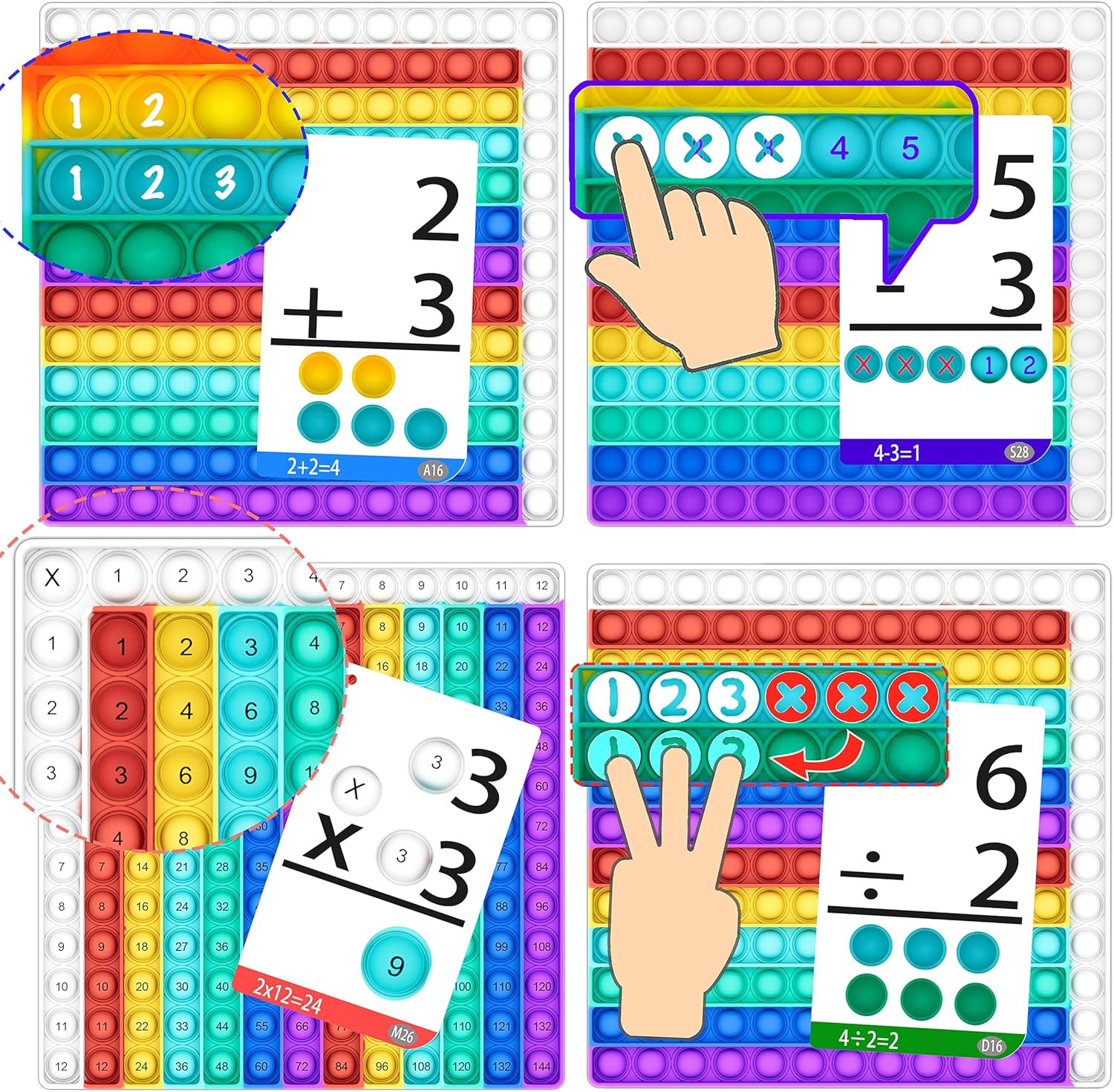 Multiplication Chart Pop It – Multiplication Game Board Multiplication Pop It