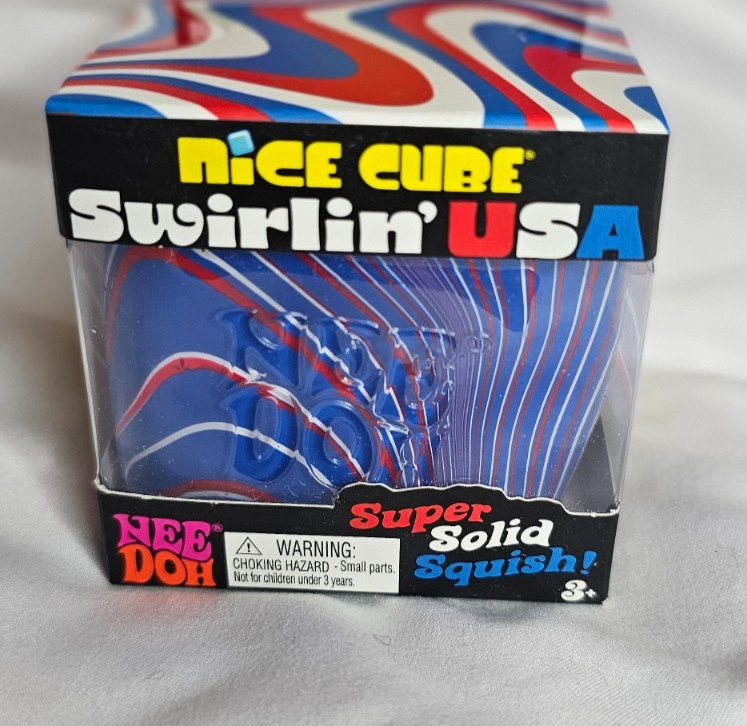 Needoh Nice Cube Swirlin USA Sealed Brand New in Box Nee Doh