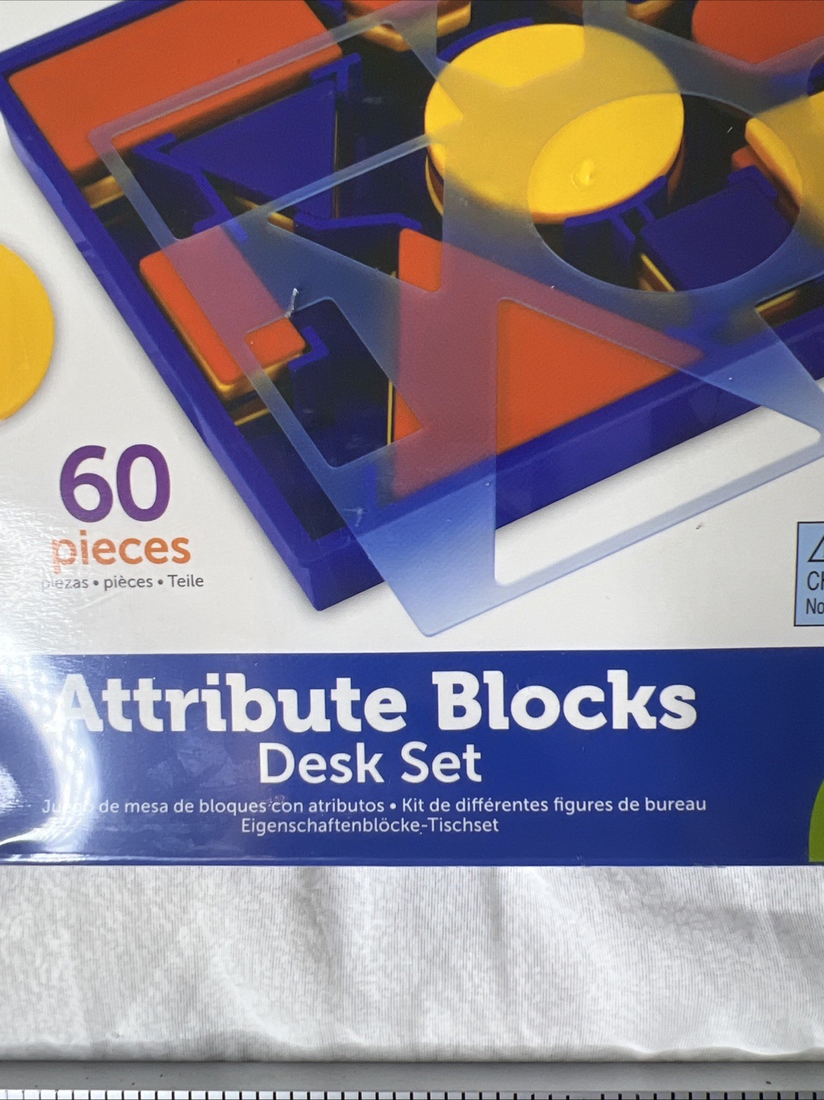 NEW Learning Resources | Attribute Blocks Desk Set | (60 Pieces) Brand New