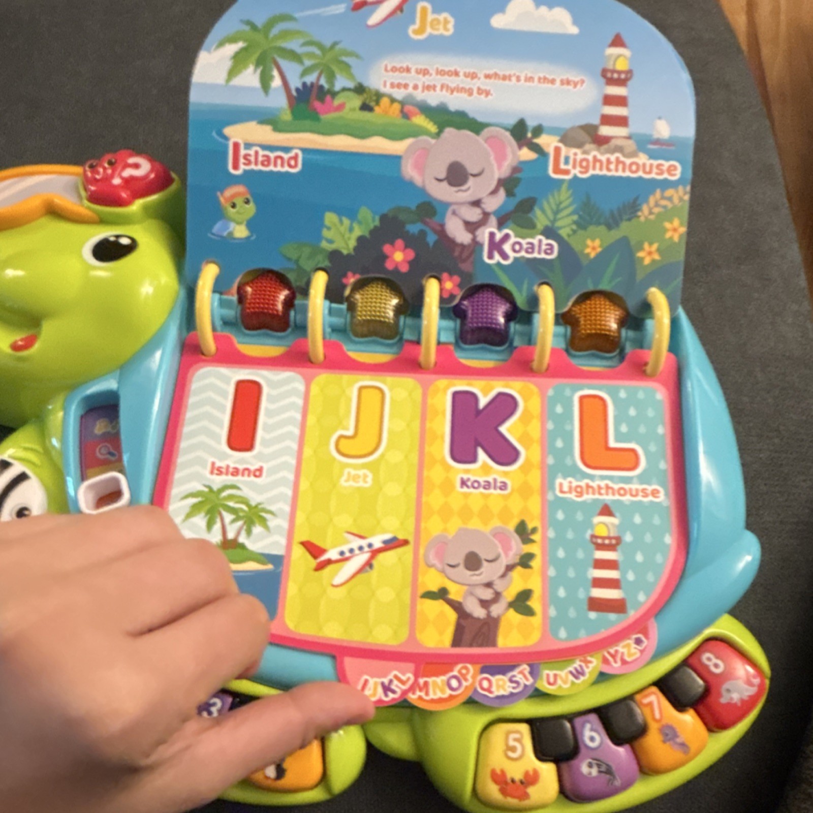 VTech Touch & Teach Sea Turtle Electronic Learning Book, Ages 1-4 Years
