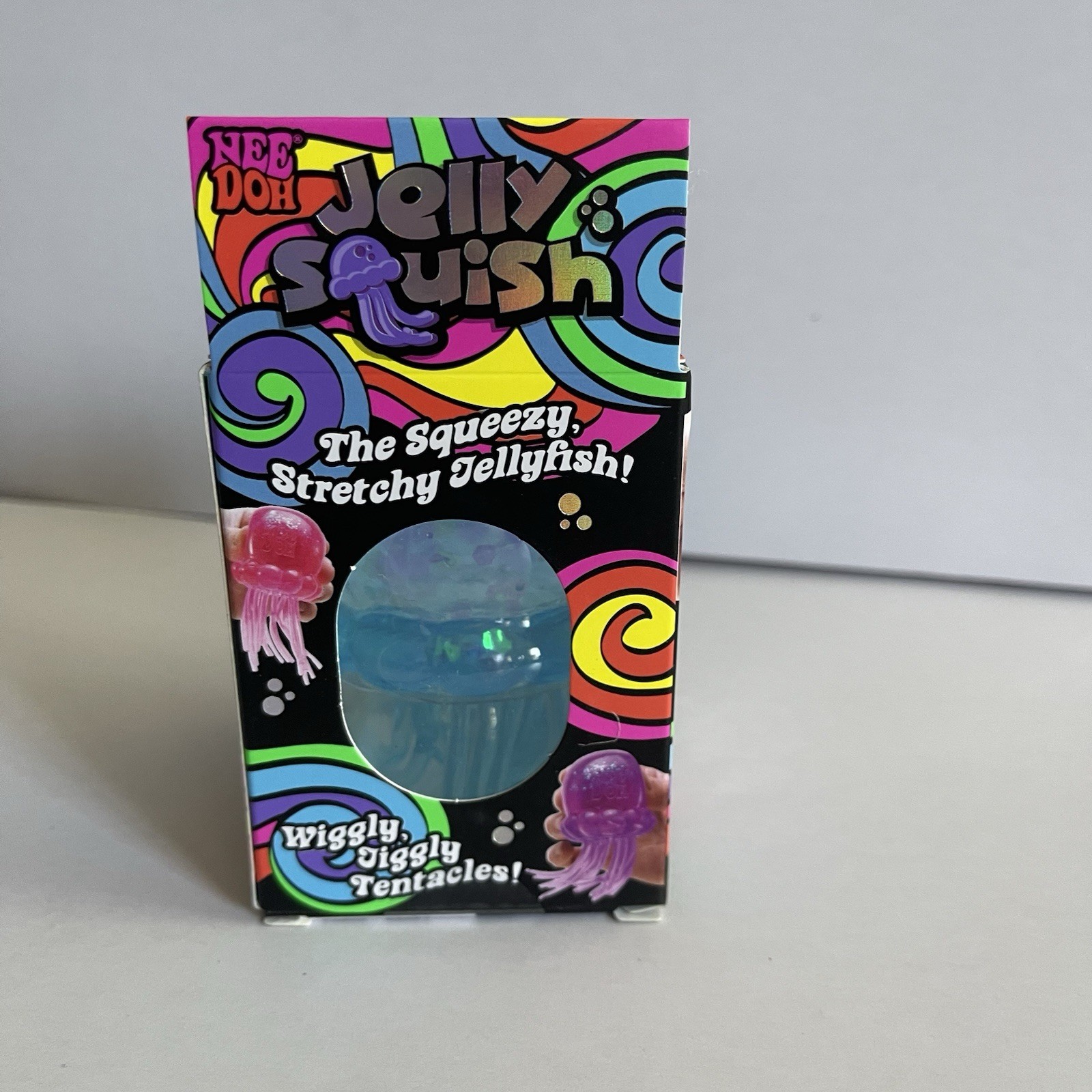 NeeDoh Jelly Squish JellyFish BLUE