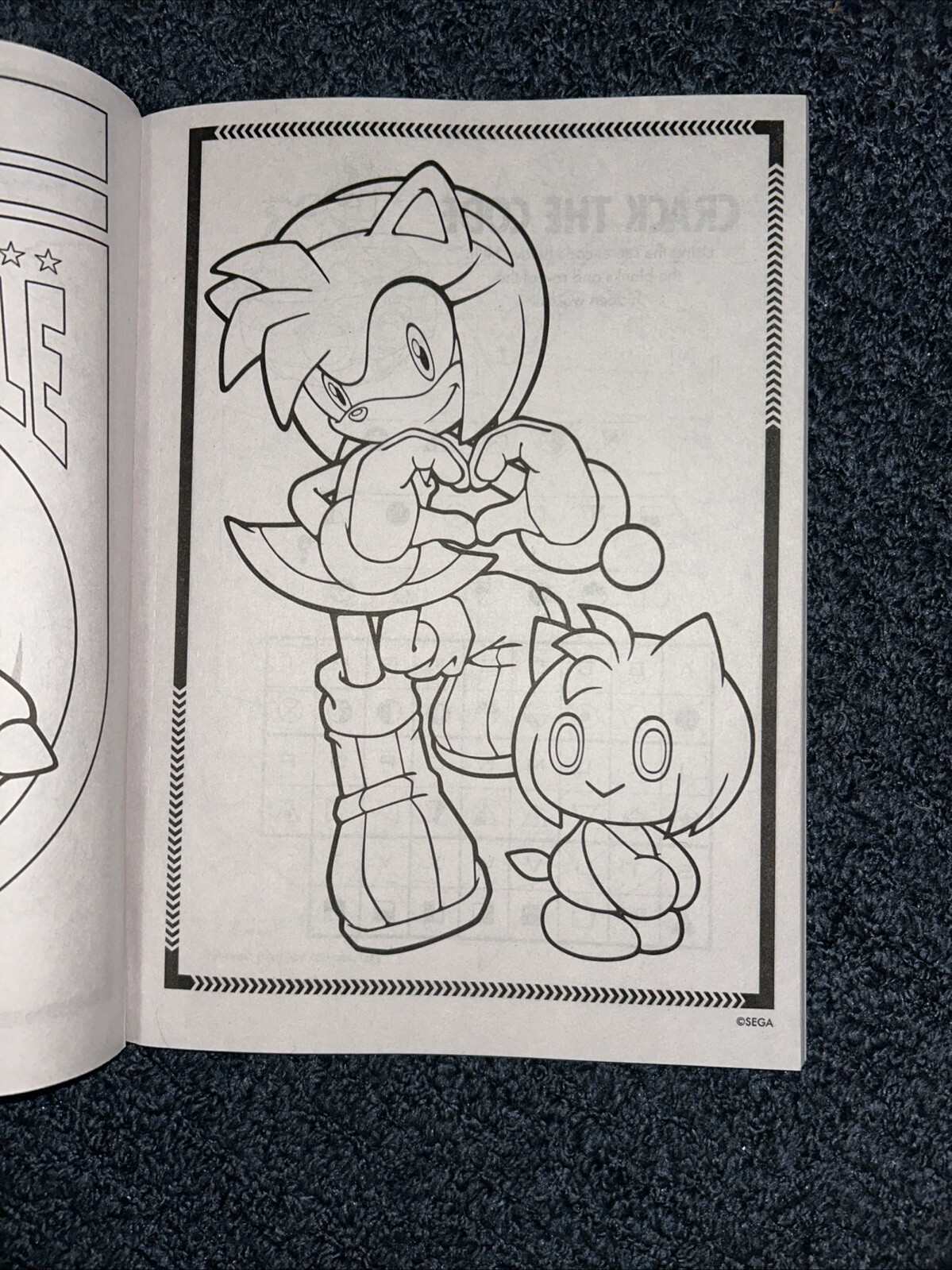 Sonic The Hedgehog Jumbo Coloring & Activity Book New Bendon Made In USA