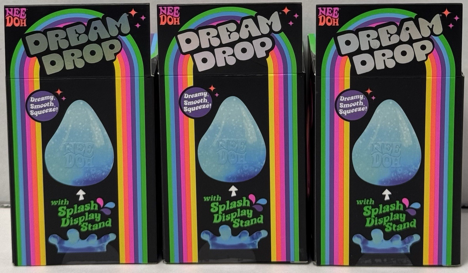 LOT OF 2! NEEDOH DREAM DROP Pink Blue Nee Doh Schylling Authentic 🔥