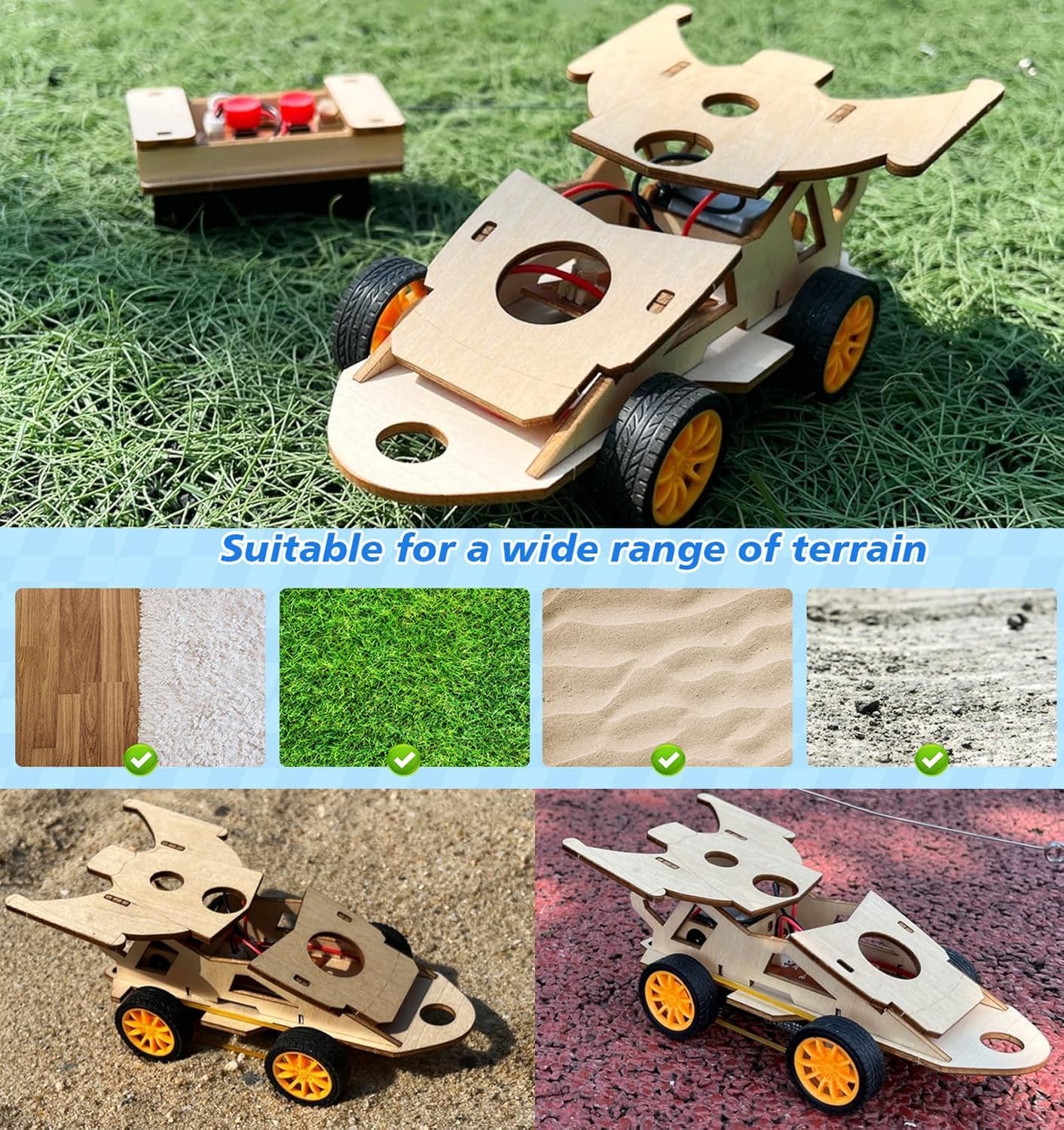 DIY RC Car Kit, Build Your Own Solar – Stem Projects for Kids Ages 8-12,…