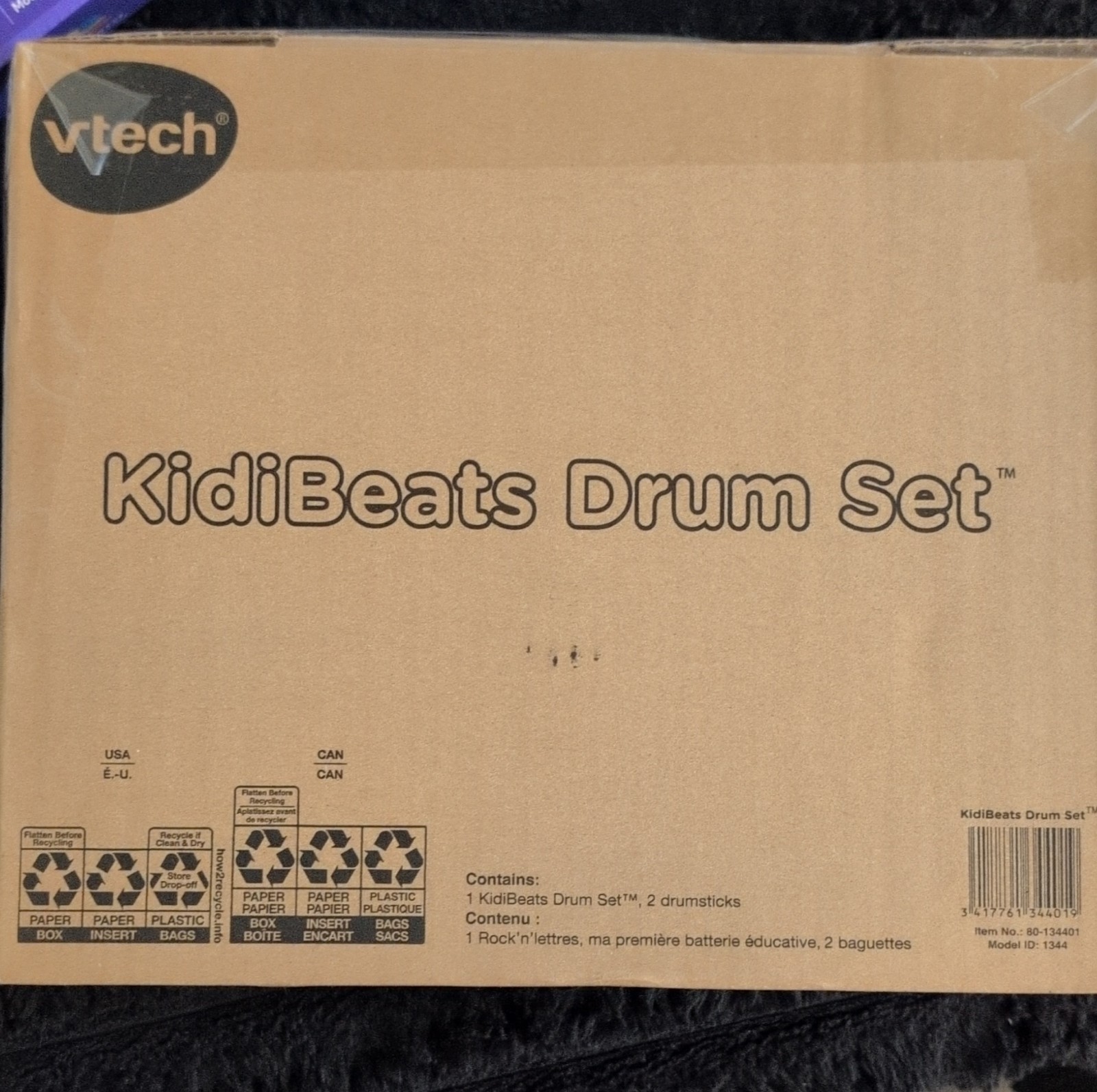 VTech KidiBeats Drum Set Electronic Learning Toy for Ages 2 Years and Up