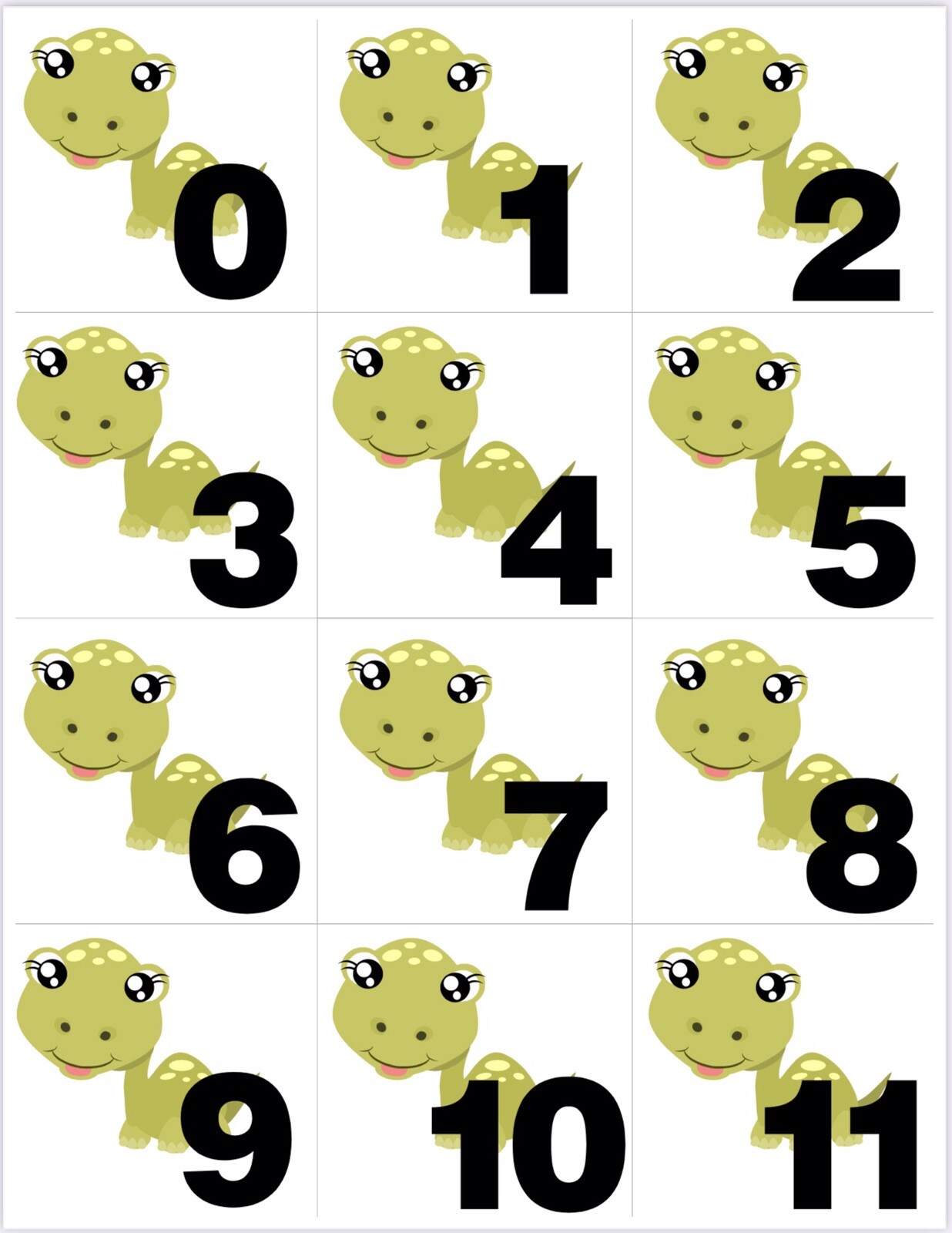 Dinosaurs – Numbers 0-31 Pocket Chart Cards or Calendar Learning Resource – Math