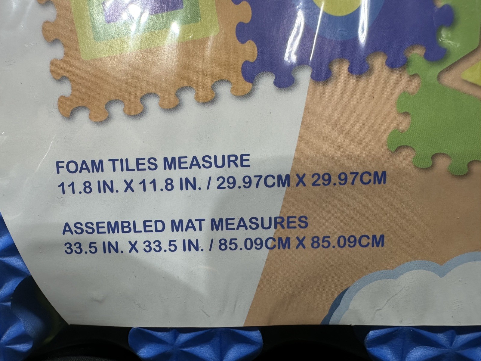 Foam Floor Shapes Play Interlocking Puzzle Mat For Kids