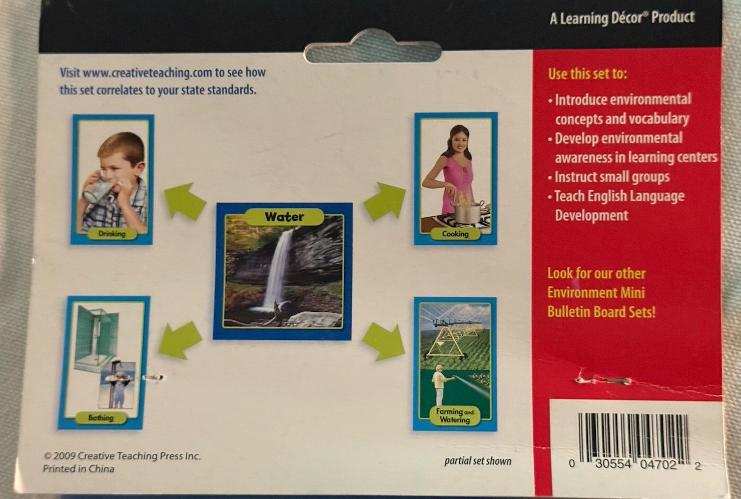 Natural Resources Mini Bulletin Board Set CTP Grades K-5 NEW