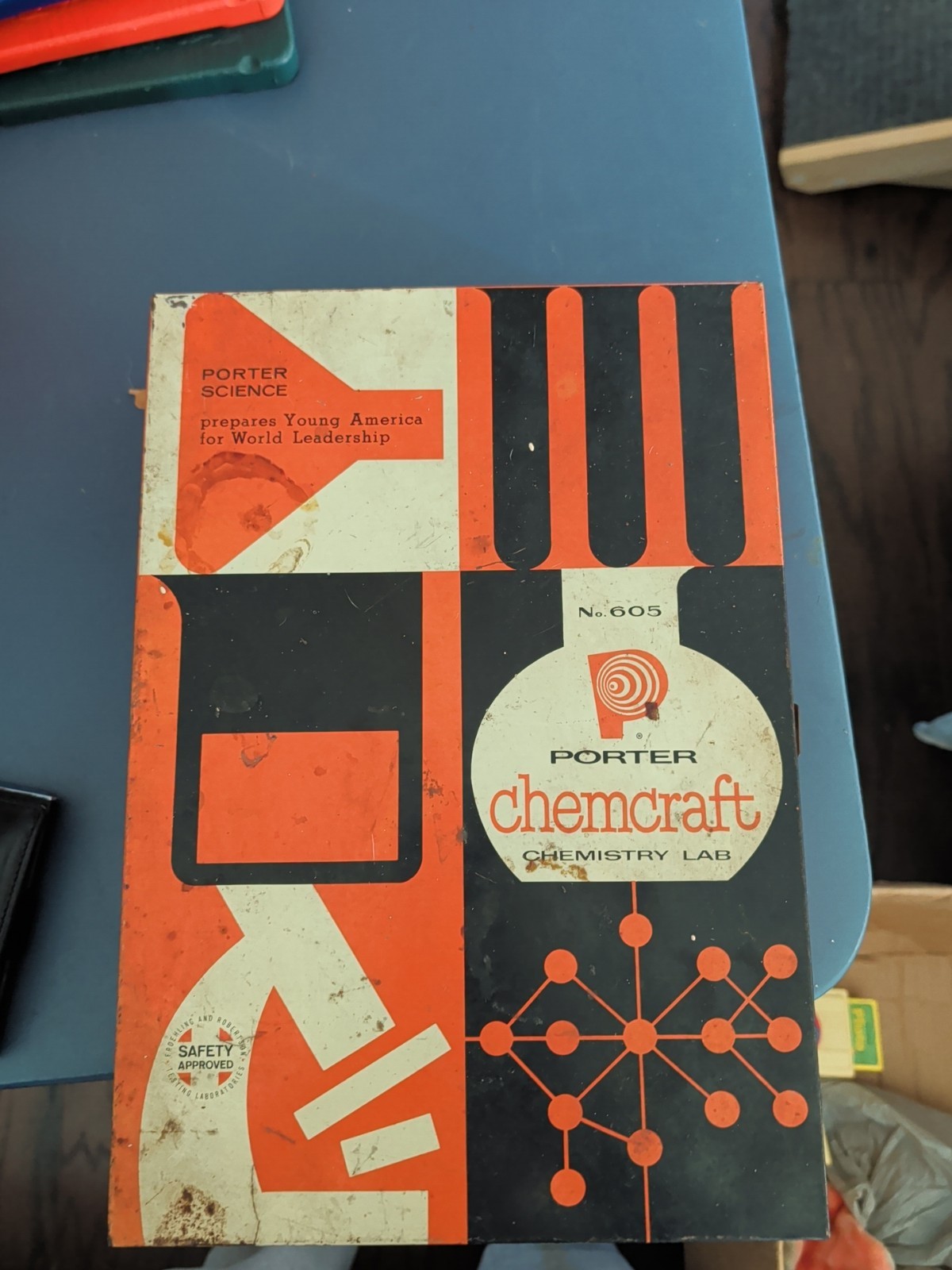 porter chemcraft -chemistry lab – no. 605- youth lab *mostly complet.