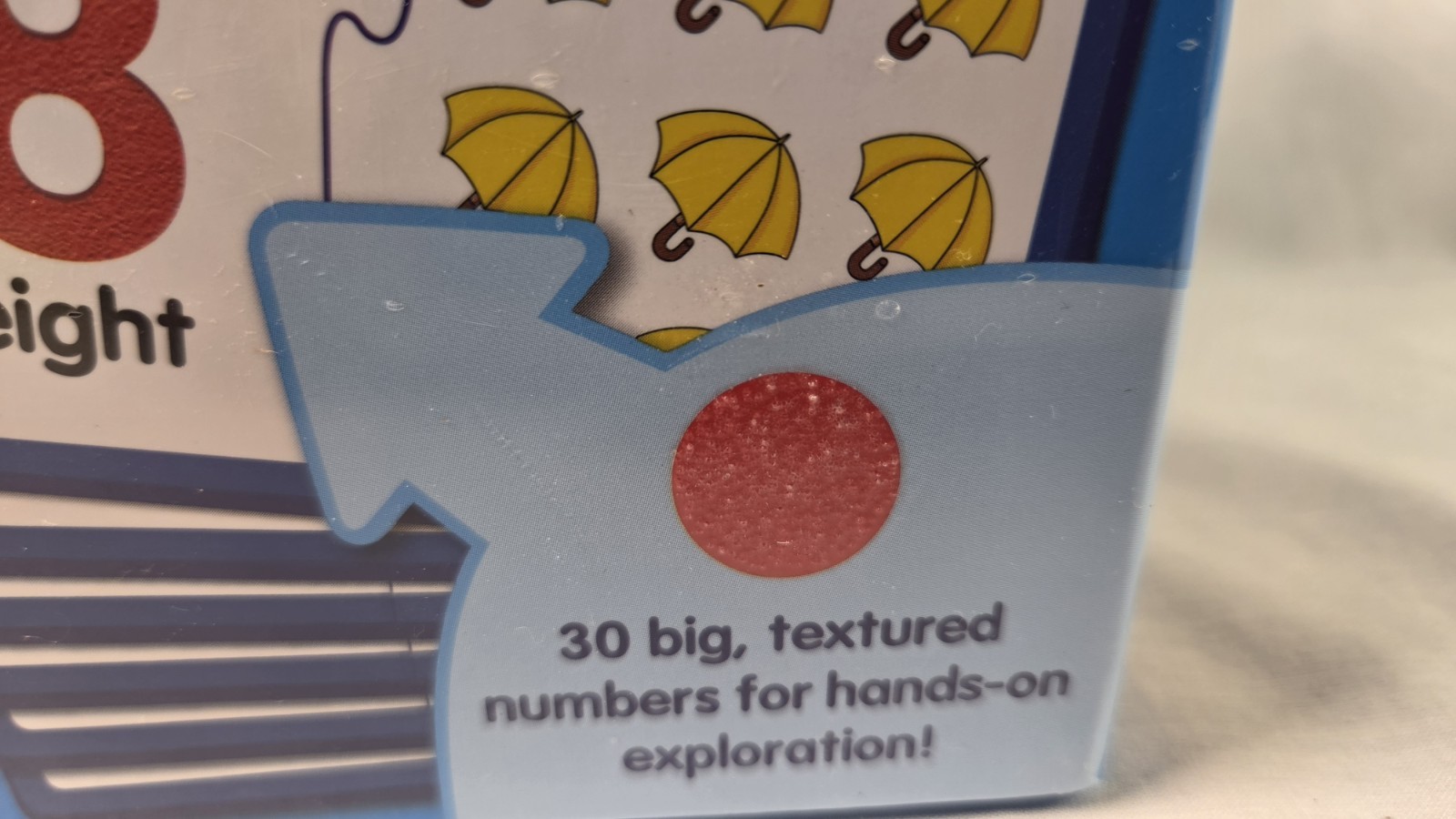 Lakeshore Learning Tactile Number Match Ups Numbers 1-30 NEW HH396