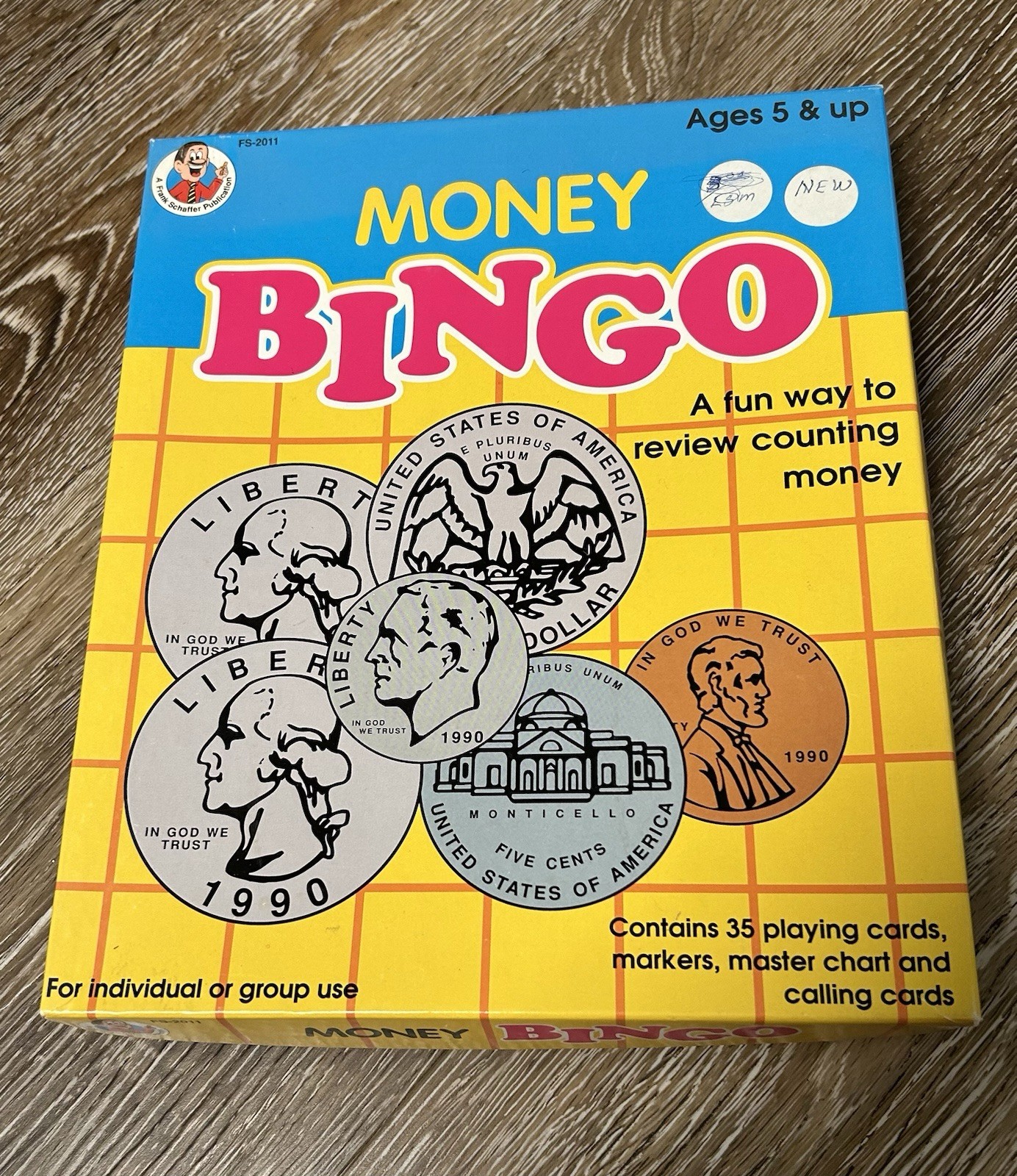 Vintage Money Bingo Game Preowned 1977