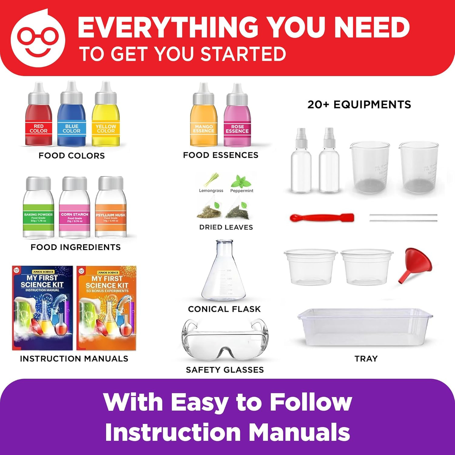 My First Science Kit for Kids Ages 4-5-6-7-8 | Christmas, Birthday Gift Ideas fo