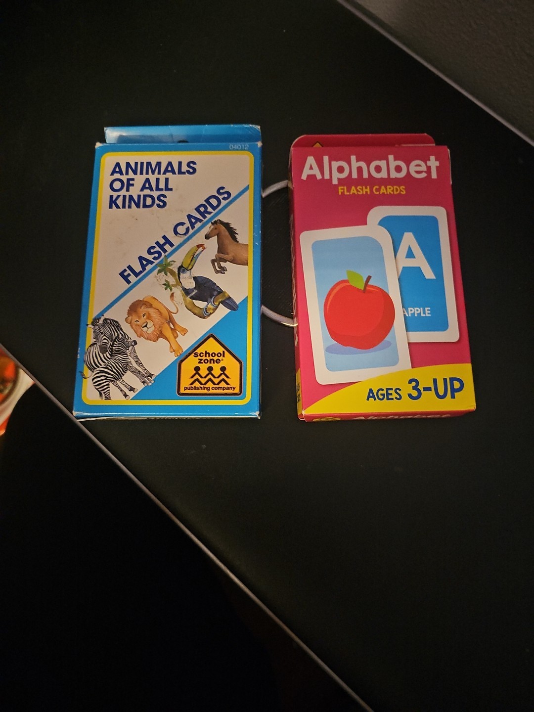 Set Of 2 Flash Cards For Ages 3 And Up