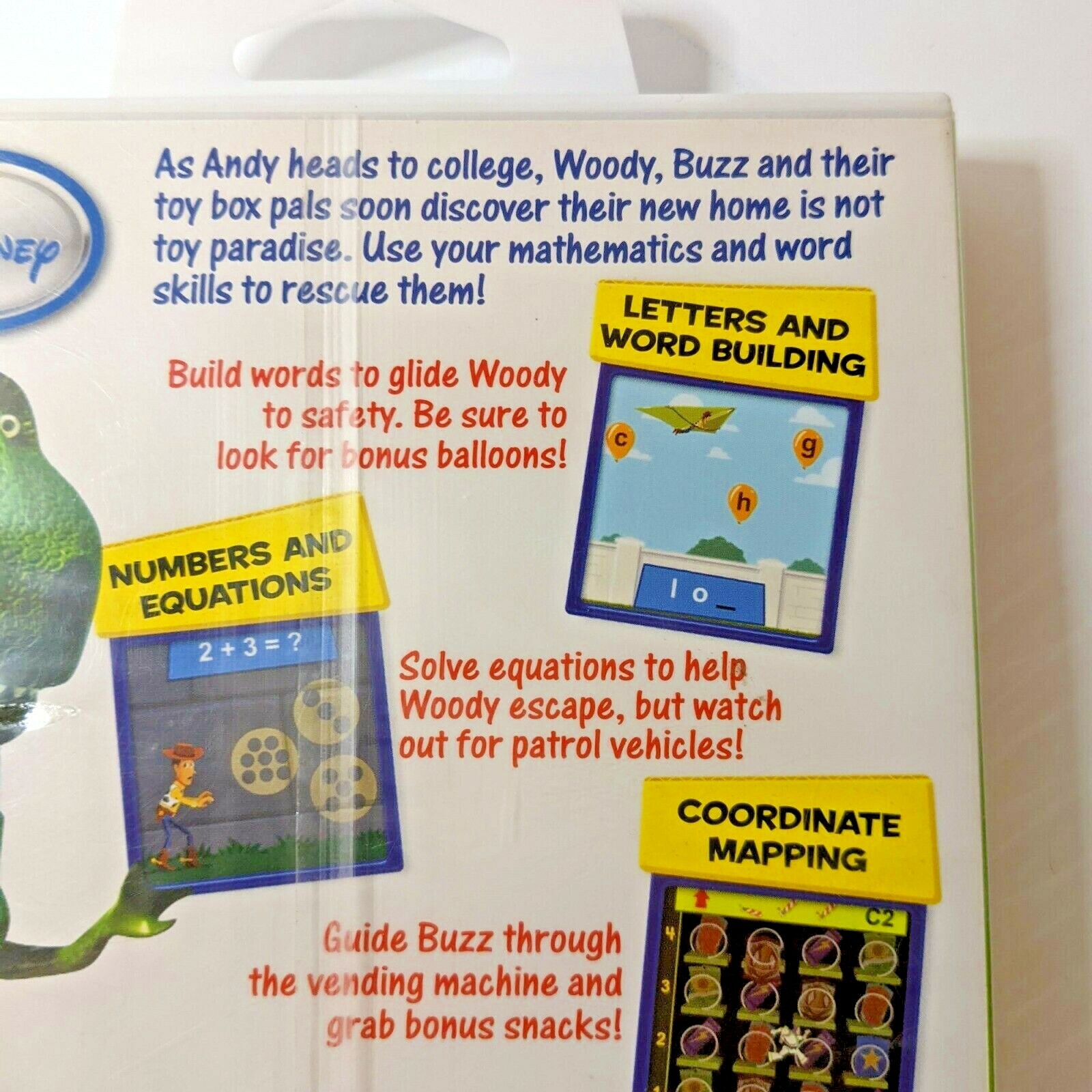 Leap Frog Leapster, Toy Story 3 Game, 4-7 Y, Disney Pixar, Works with Leapster 2