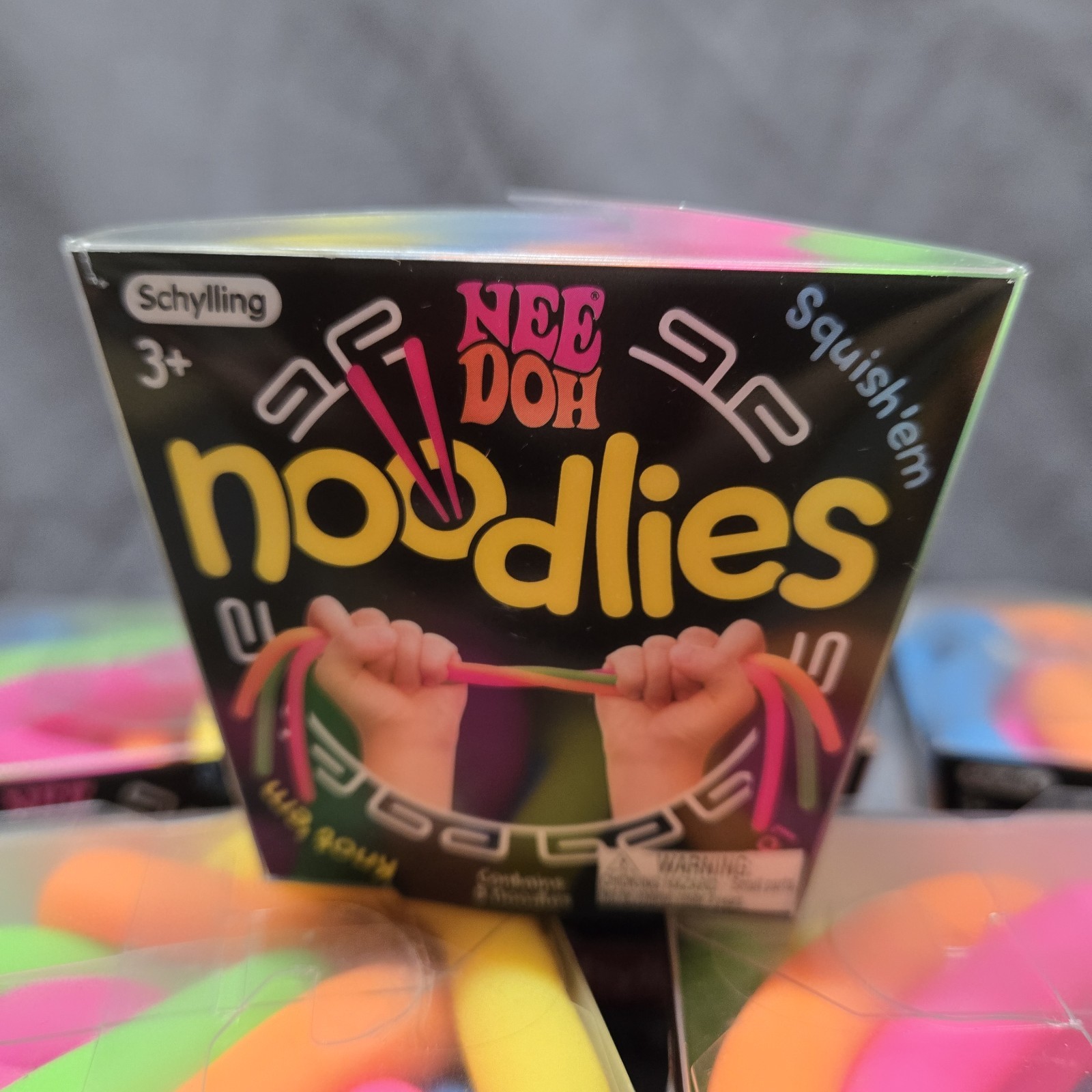 Nee Doh Noodlies Viral Stretchy Sensory Toys 5ct Lot Of 9
