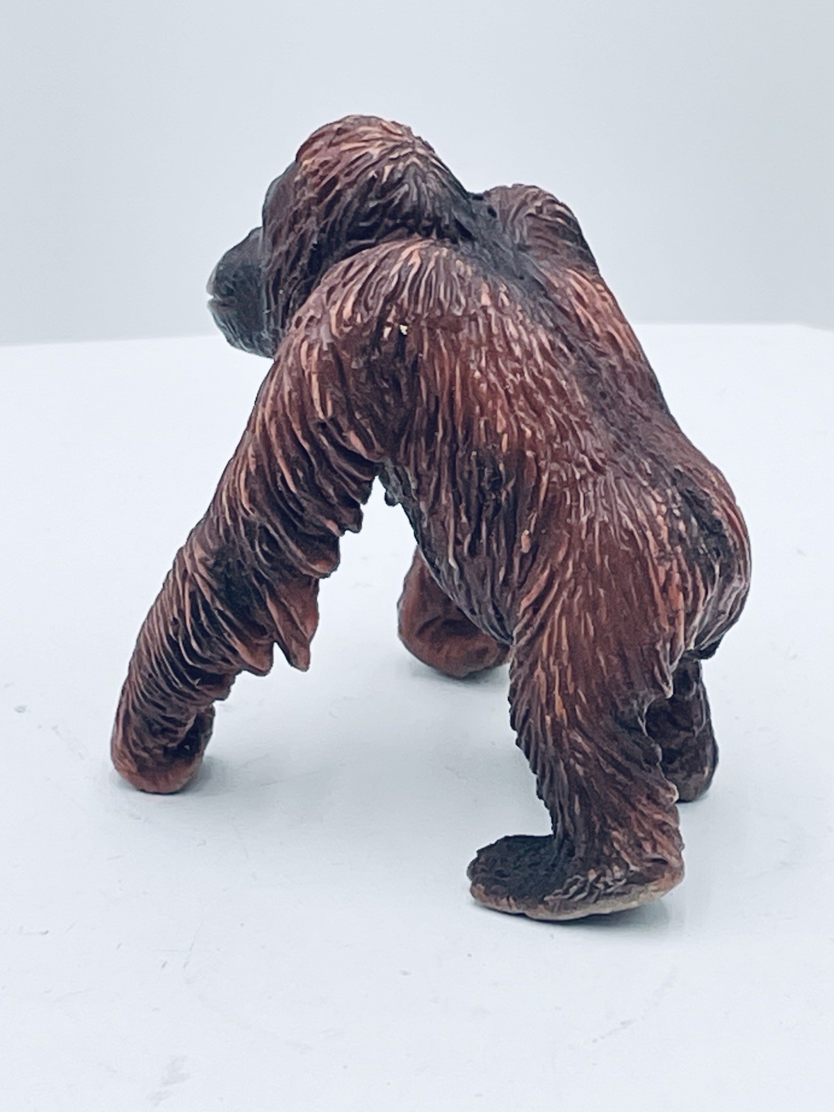 VTG Rubber Hard Plastic GORILLA ORANGUTAN Toy Figure Zoo Wild Animal Safari LOT