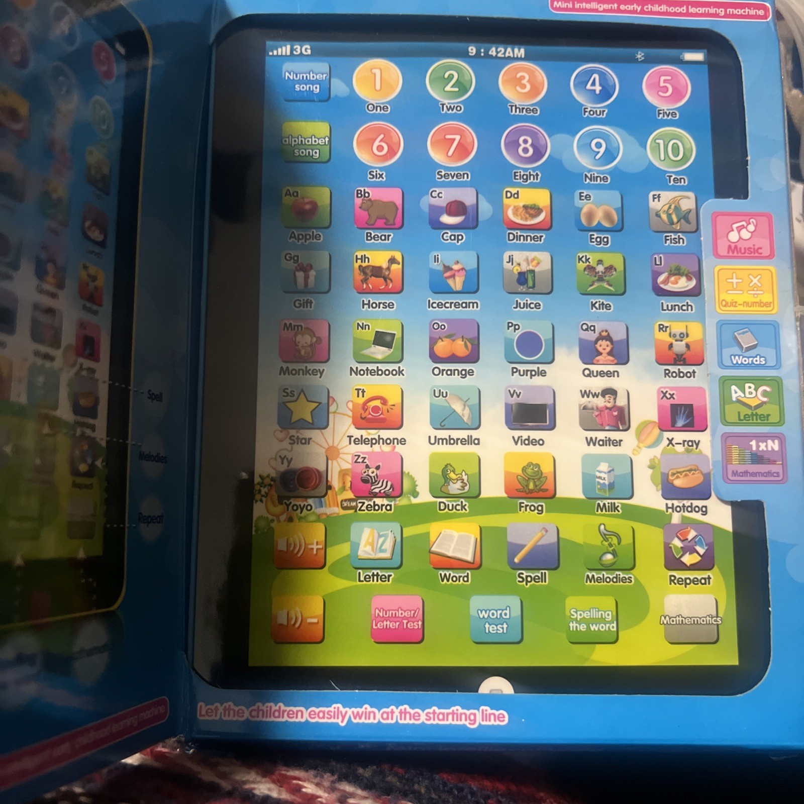 Mini Intelligent Childhood Learning Machine Tablet