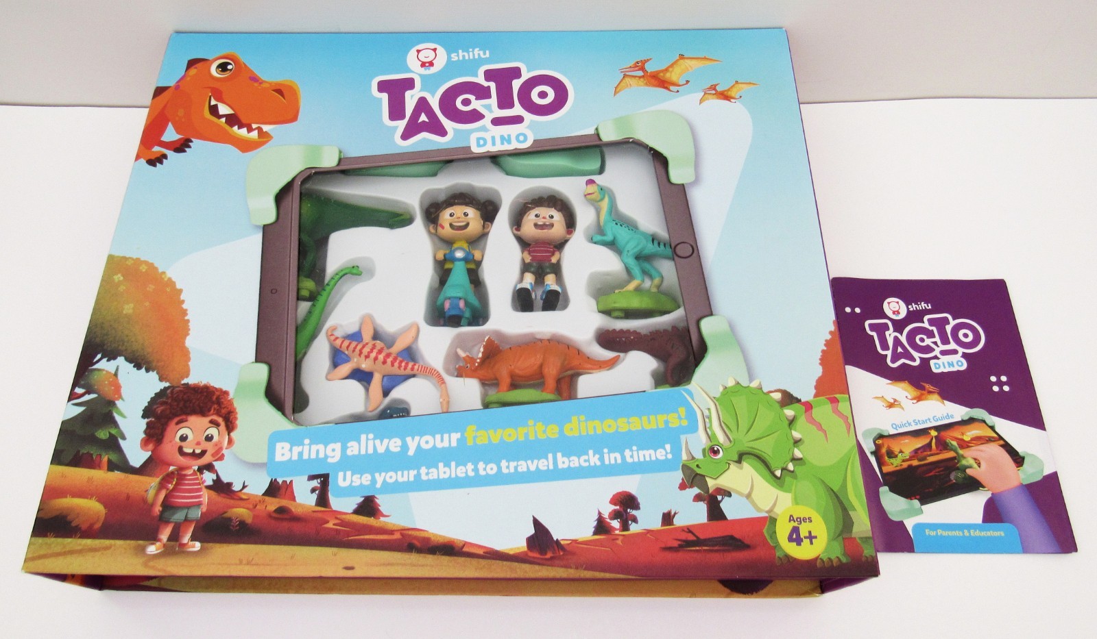 2021 PLAYSHIFU TACTO DINOSAUR STEM TOY GAME FIGURINES SMART KIT for TABLETS 7″+