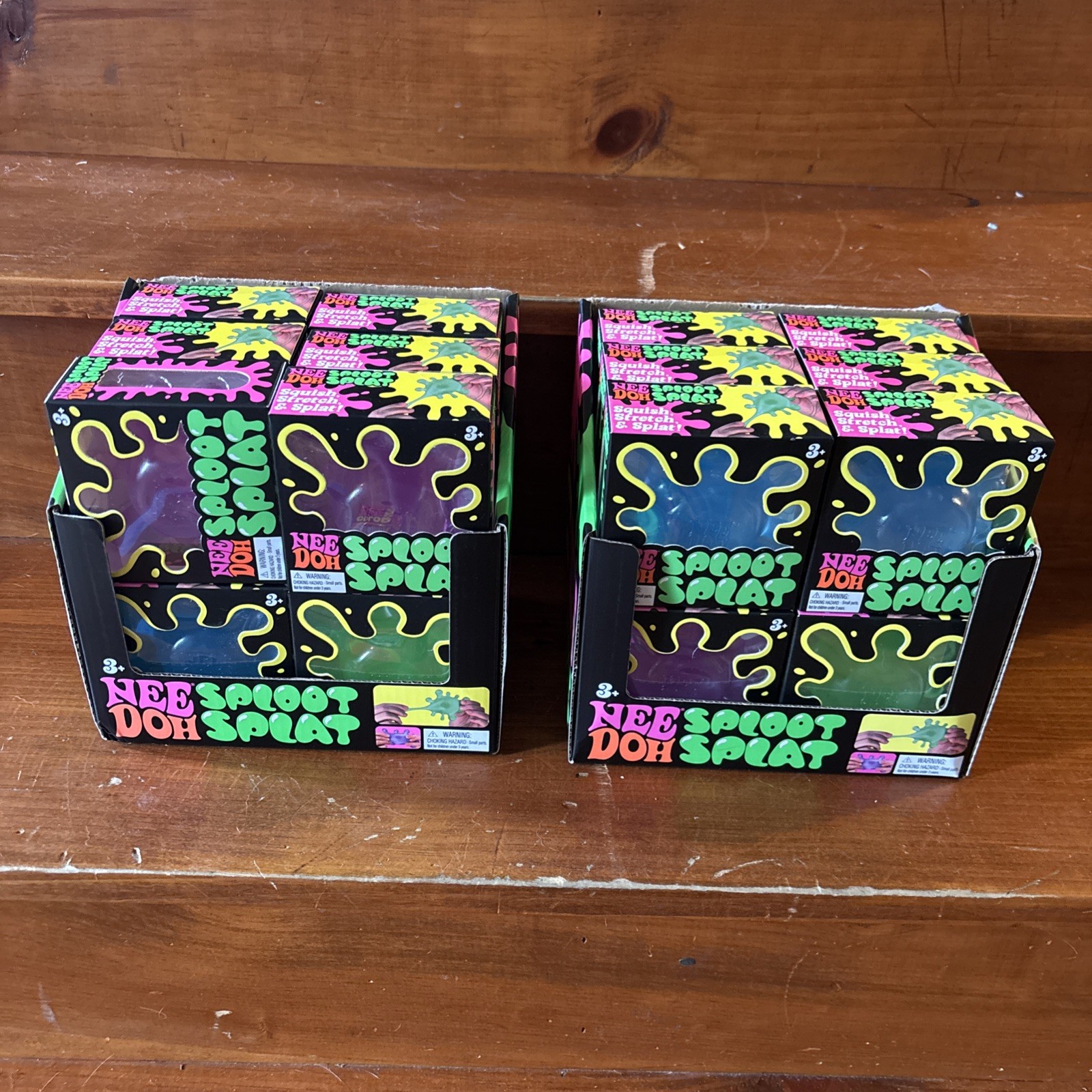 Schylling NeeDoh Nee Doh Sploot Splat Lot of 12 Full Case with Display Box 🔥