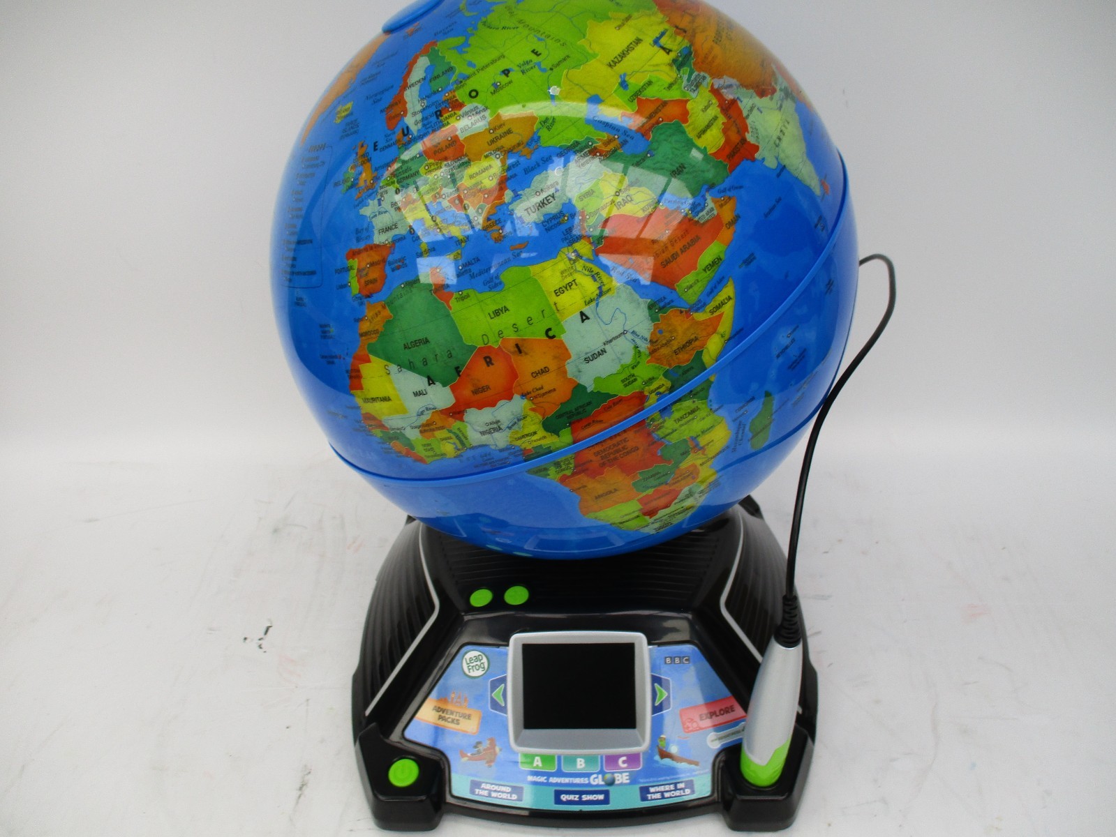LeapFrog BBC Magic Adventures Globe Quiz Interactive Educational Learning Toy