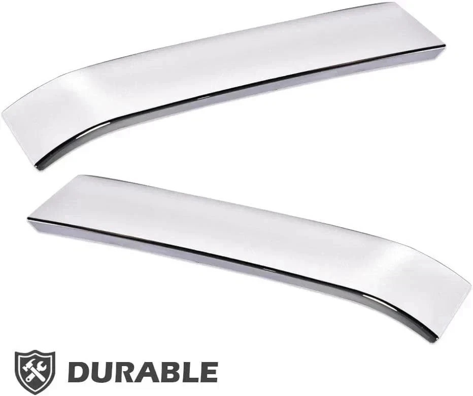 03-07 Chevy Silverado 1500 2500 3500 Grille Trim Set Left Right Pair White