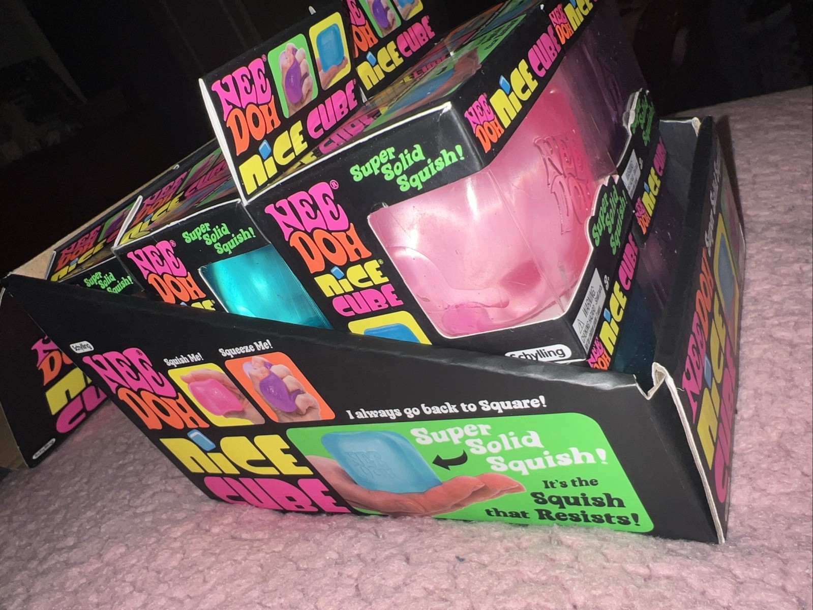 Case Of 12 Needoh Nice Cubes. All Colors Included