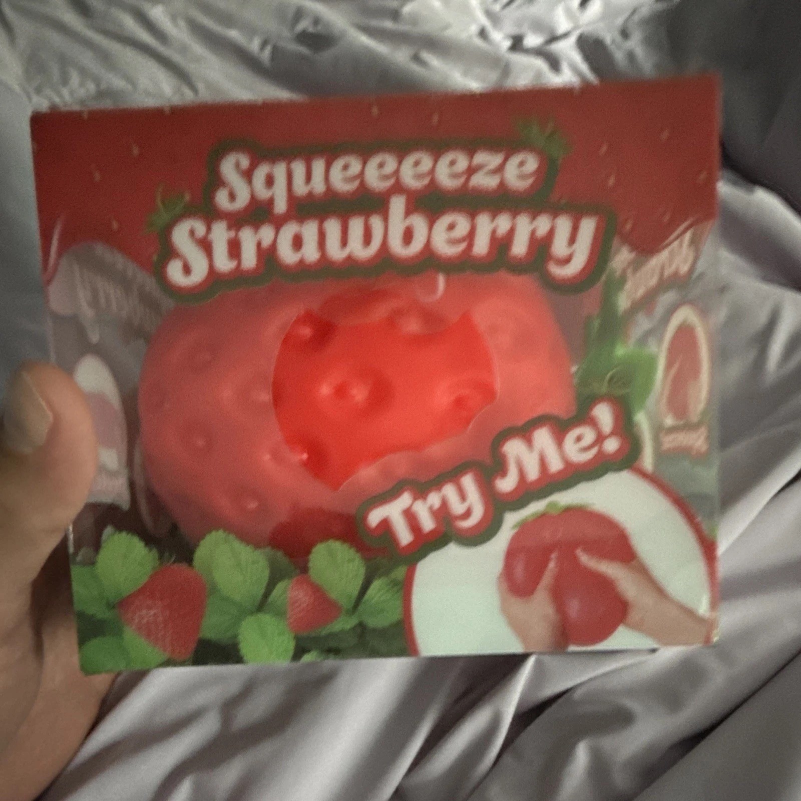 Sunny Days Entertainment Squeeeeze Strawberry Tactile Squeeze Toy