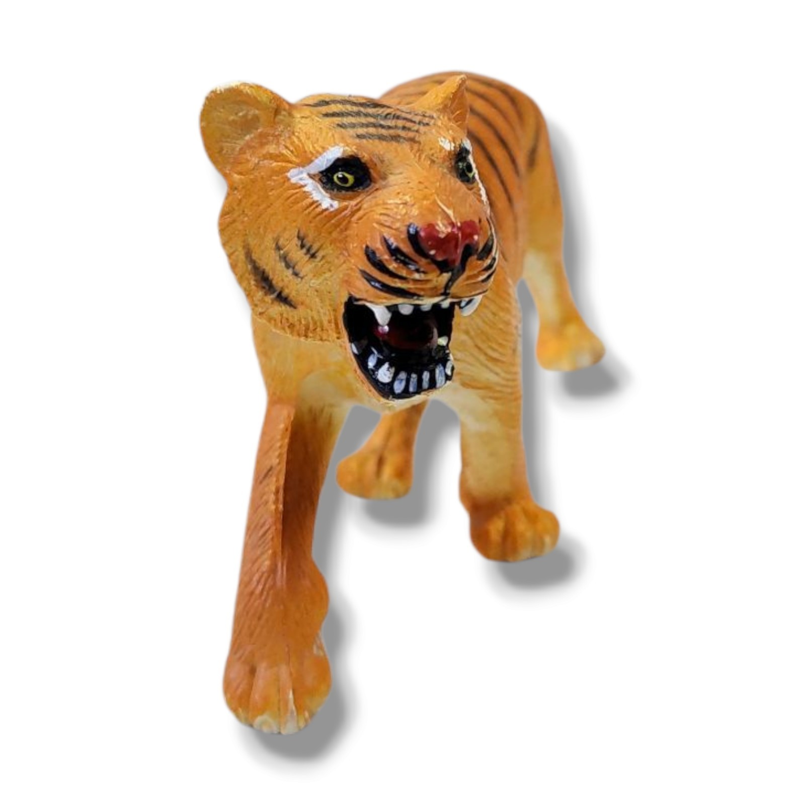 Vintage 1987 Toy Tiger Figure Animal Plastic / PVC