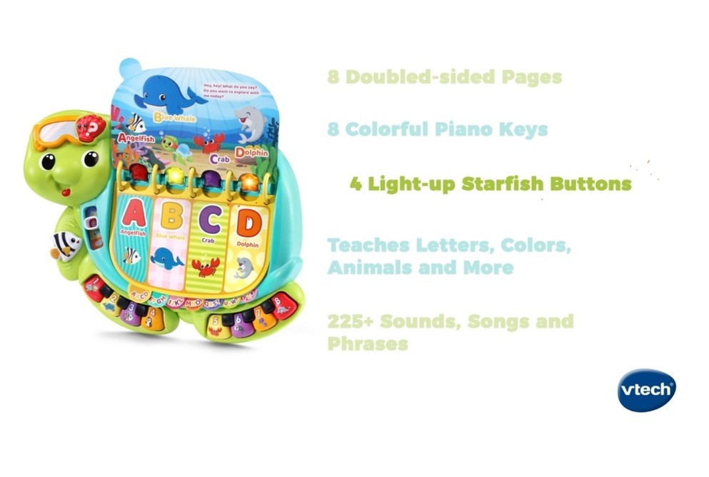 VTech Touch & Teach Sea Turtle Educational Toy Book