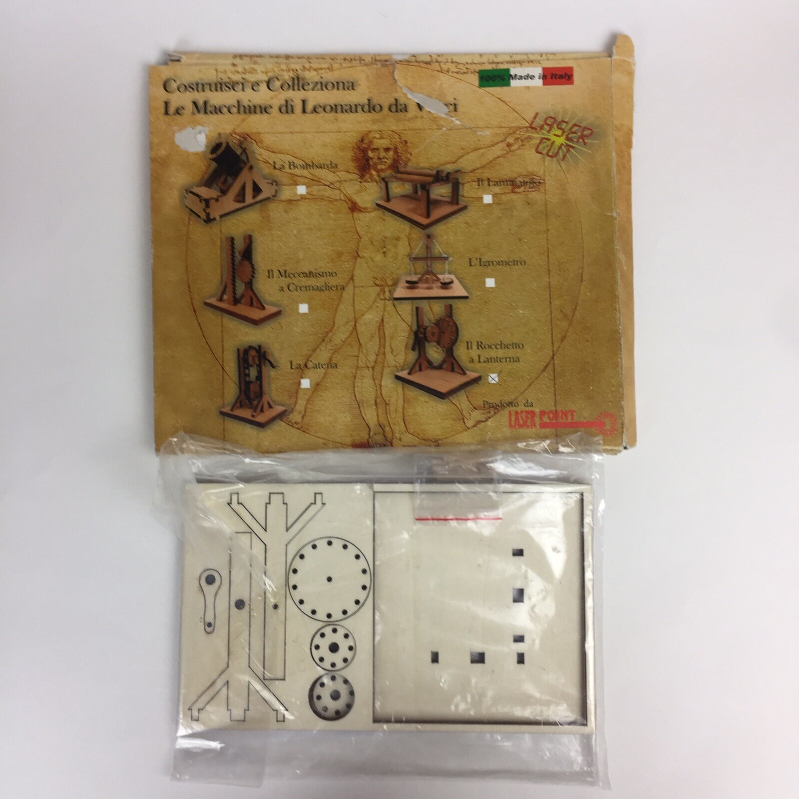 The Machines Of Leonardo Lantern Pinion Gear Construct & Collect Kit From Italy