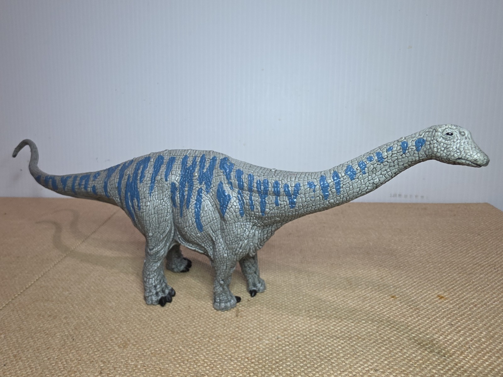 Schleich 20′ Brontosaurus Gray Blue Prehistoric Long Neck Dinosaur Figurine